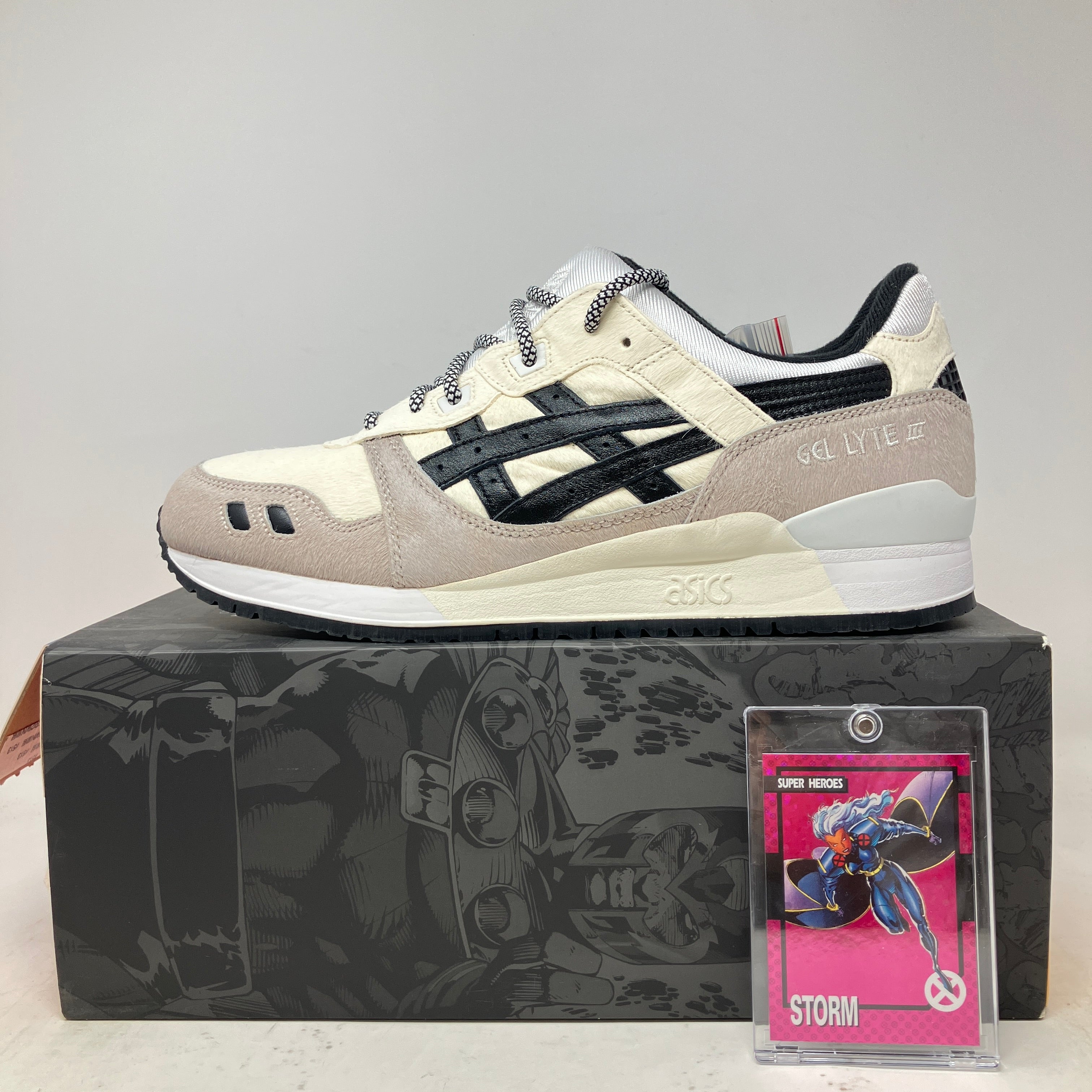 ASICS Gel-Lyte III '07 Remastered Kith Marvel X-Men Storm Opened Box (With Trading Card)