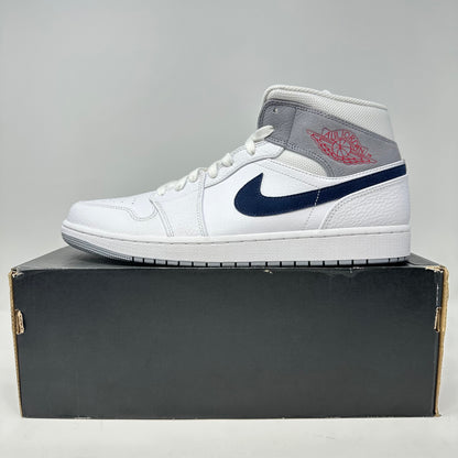 Jordan 1 Mid Paris White