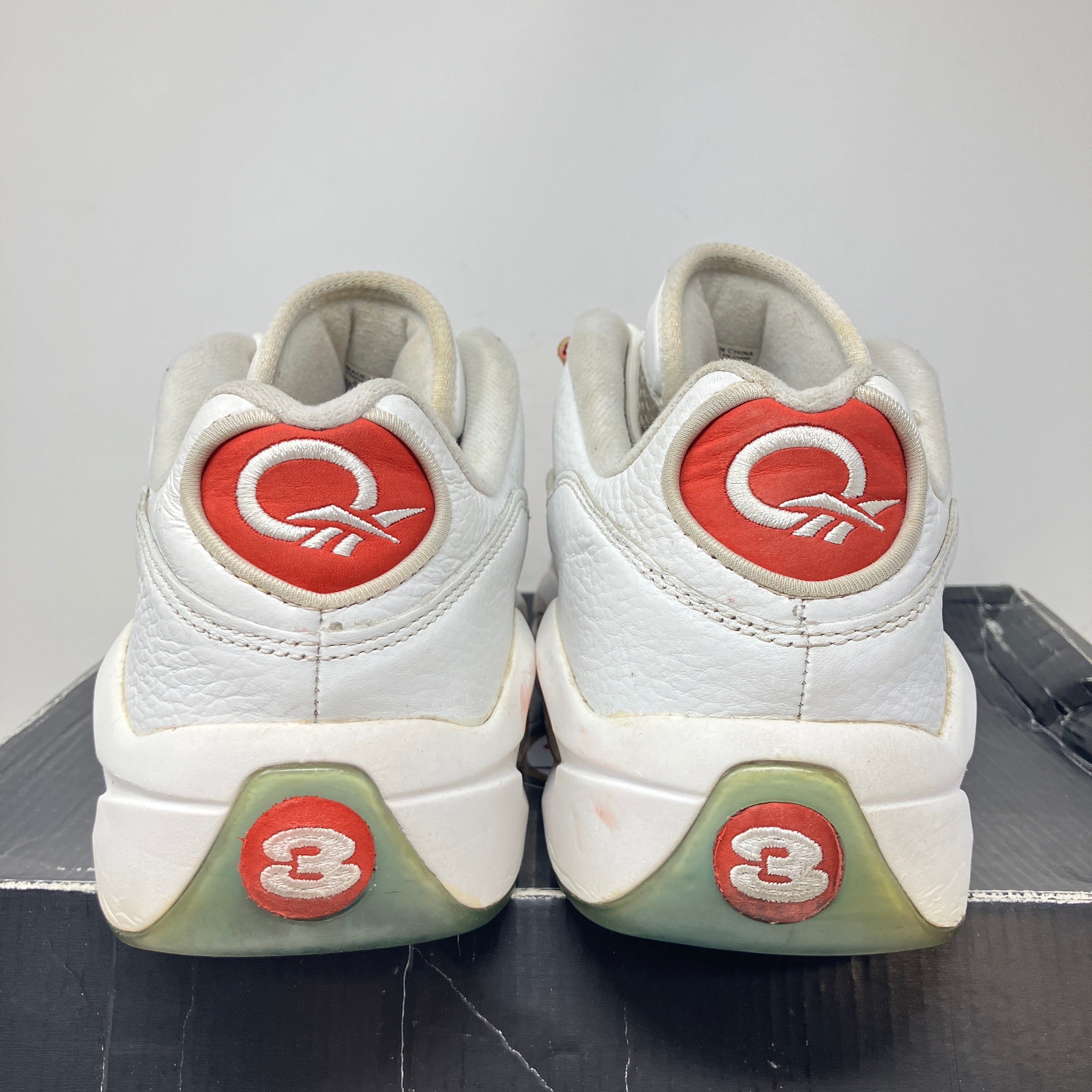 Reebok Question Low White Red Ice