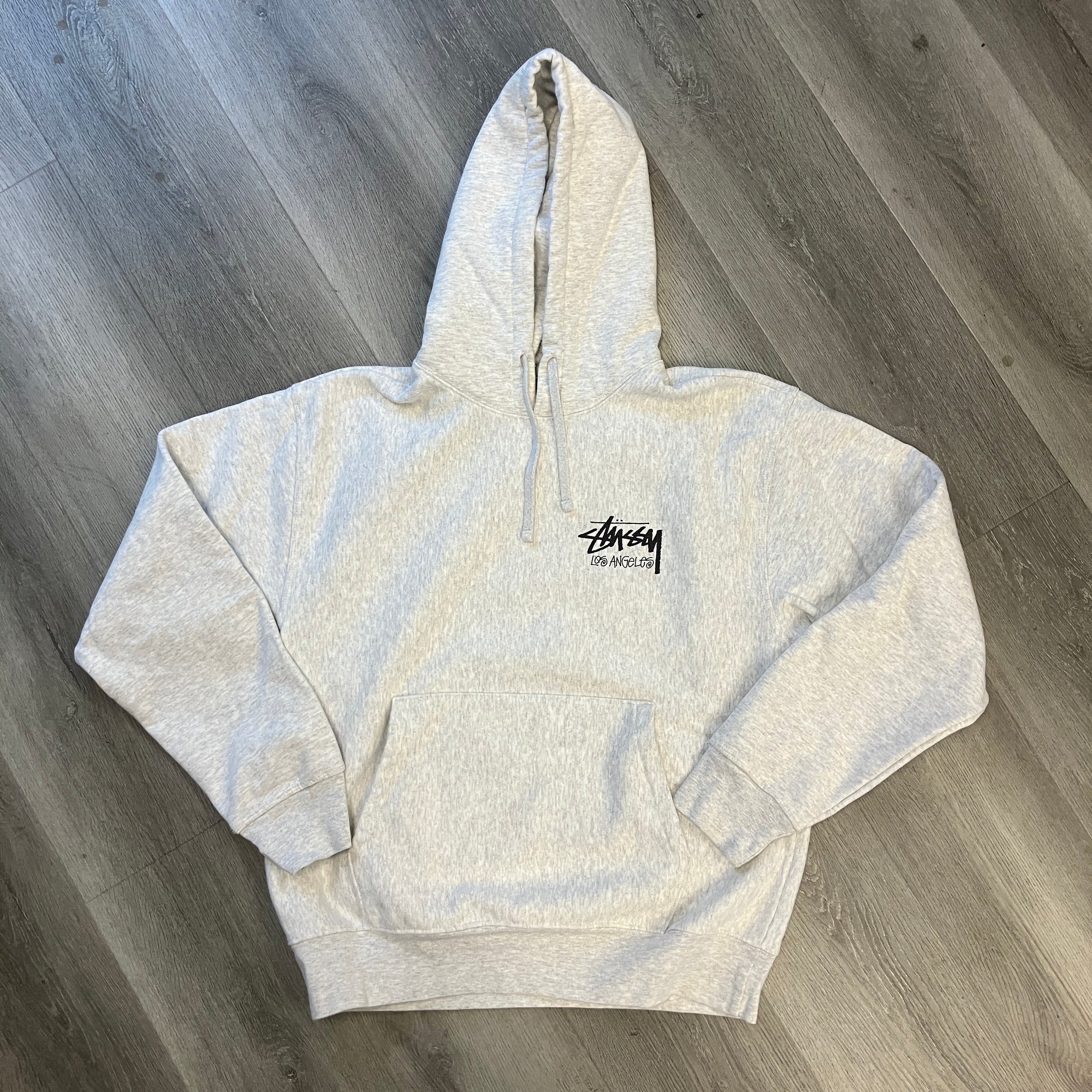 Stussy Los Angeles Hoodie Heather Grey