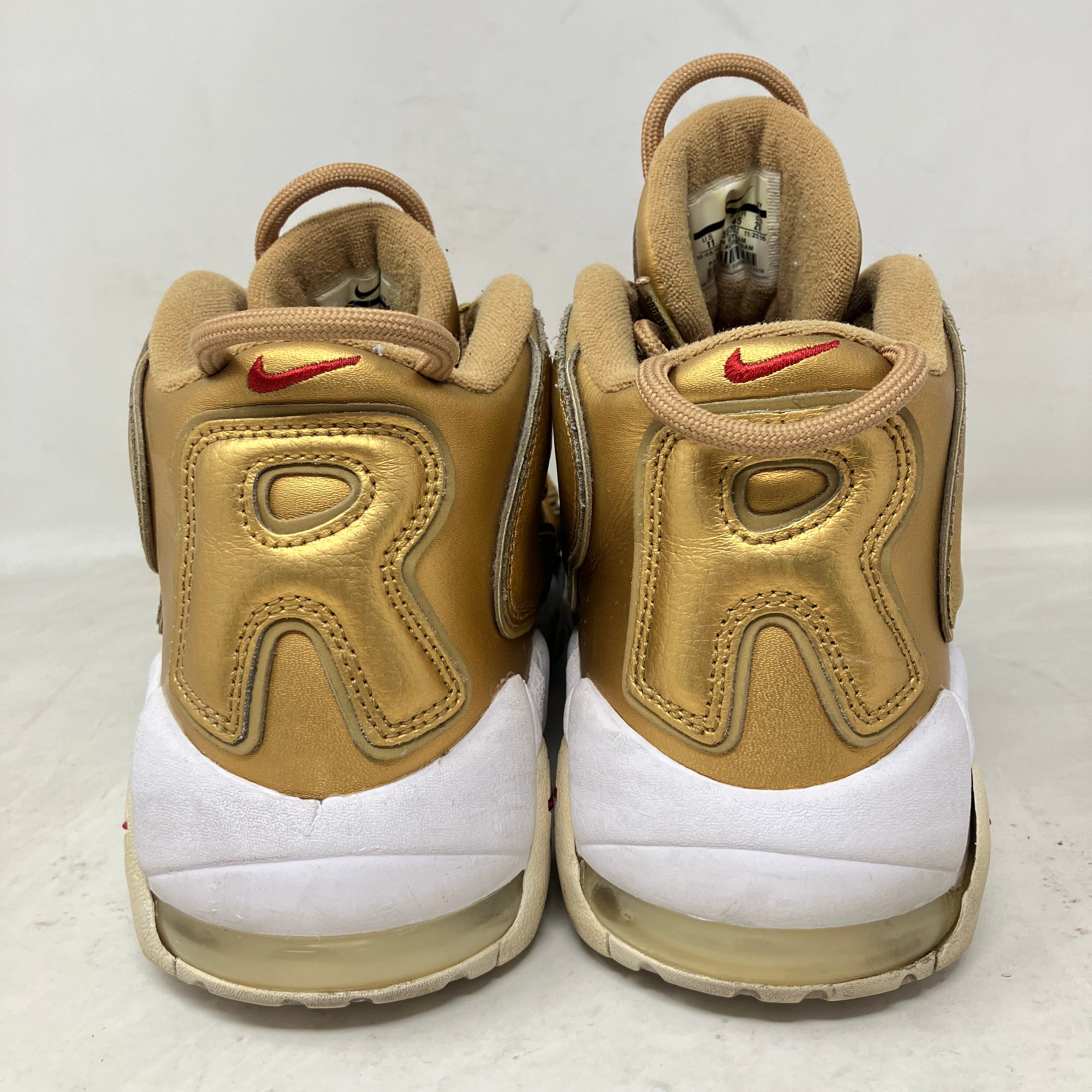 Nike Air More Uptempo Supreme Suptempo Gold