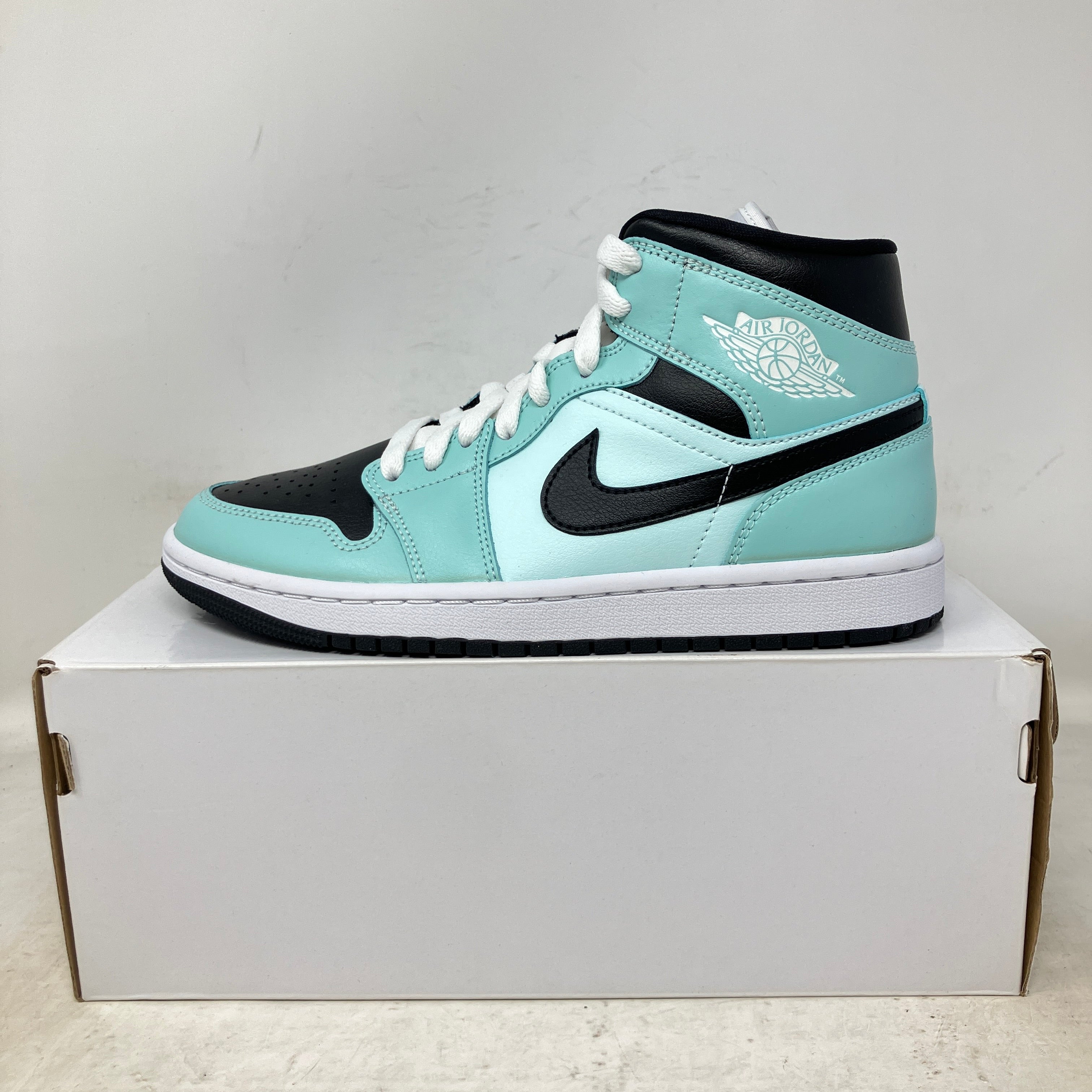 Jordan 1 Mid Aqua Blue Tint (Women's)
