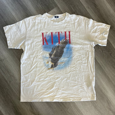 Kith Eagle Vintage Tee Sandrift