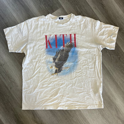Kith Eagle Vintage Tee Sandrift