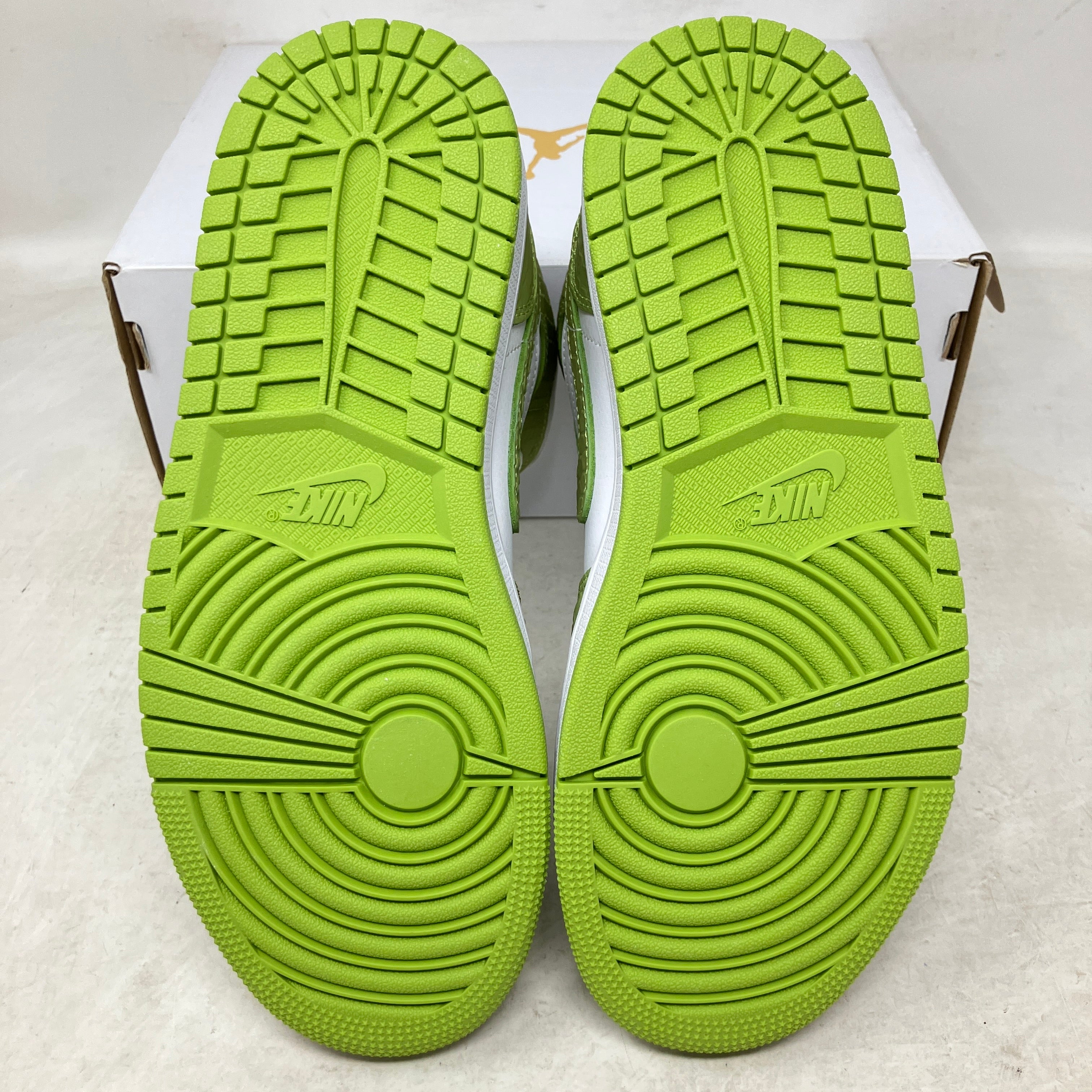 Jordan 1 Mid Green Python (Women's)