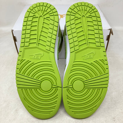 Jordan 1 Mid Green Python (Women's)