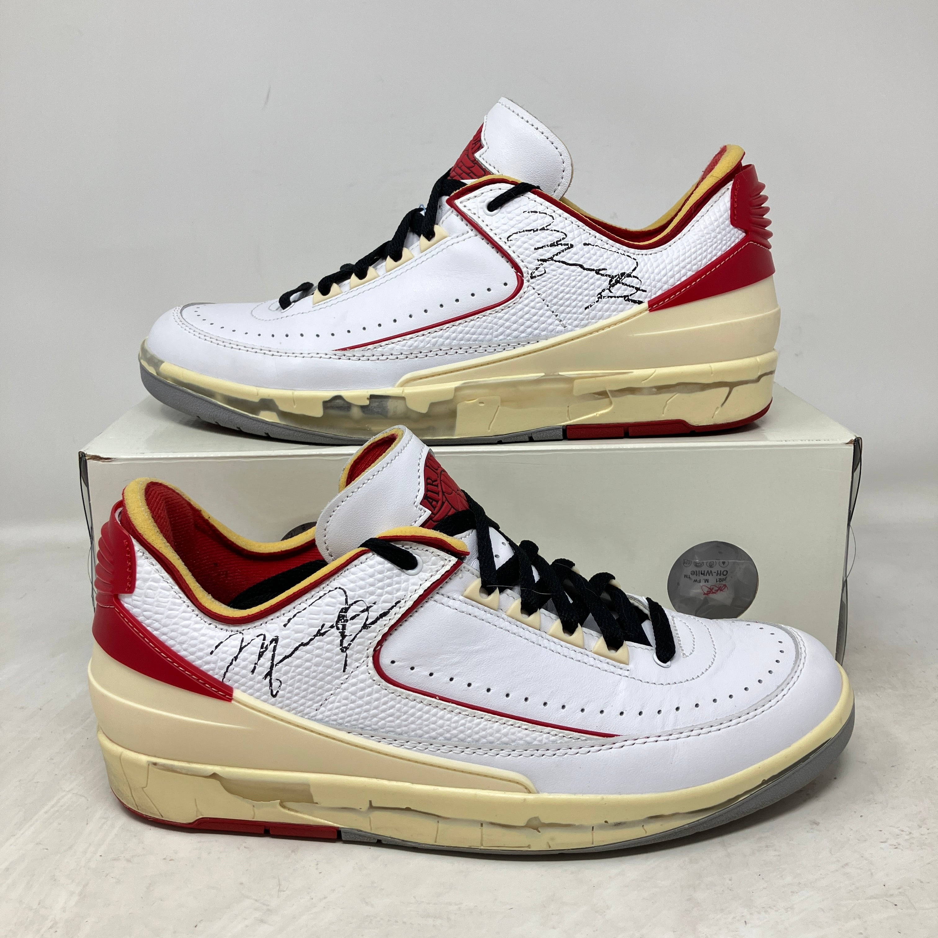 Jordan 2 Retro Low SP Off-White White Red