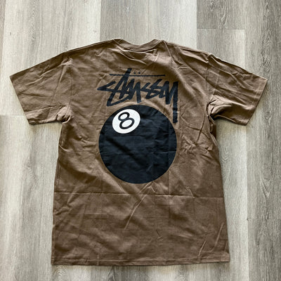 Stussy 8 Ball Tee Brown
