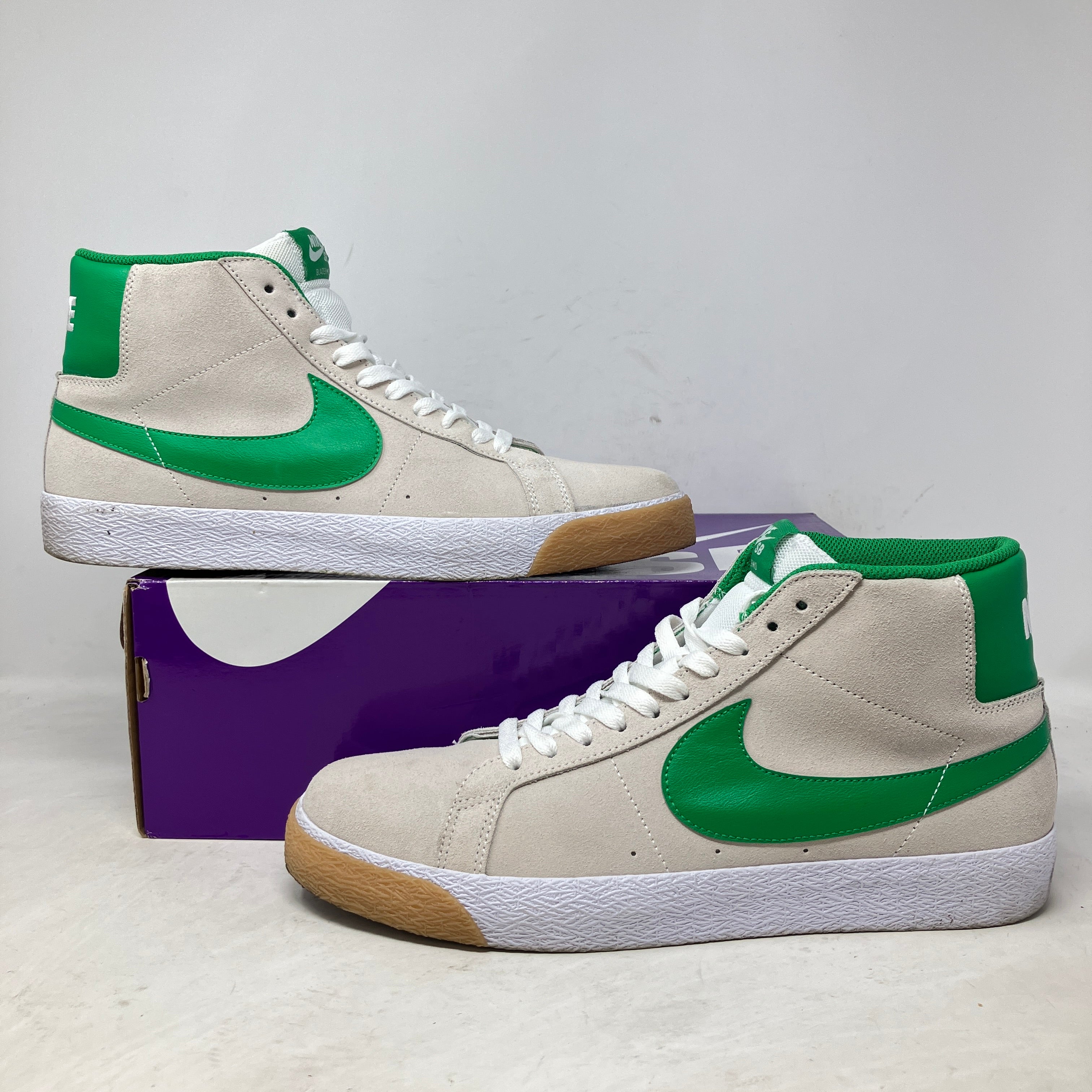 Nike SB Zoom Blazer Mid Summit White Lucky Green