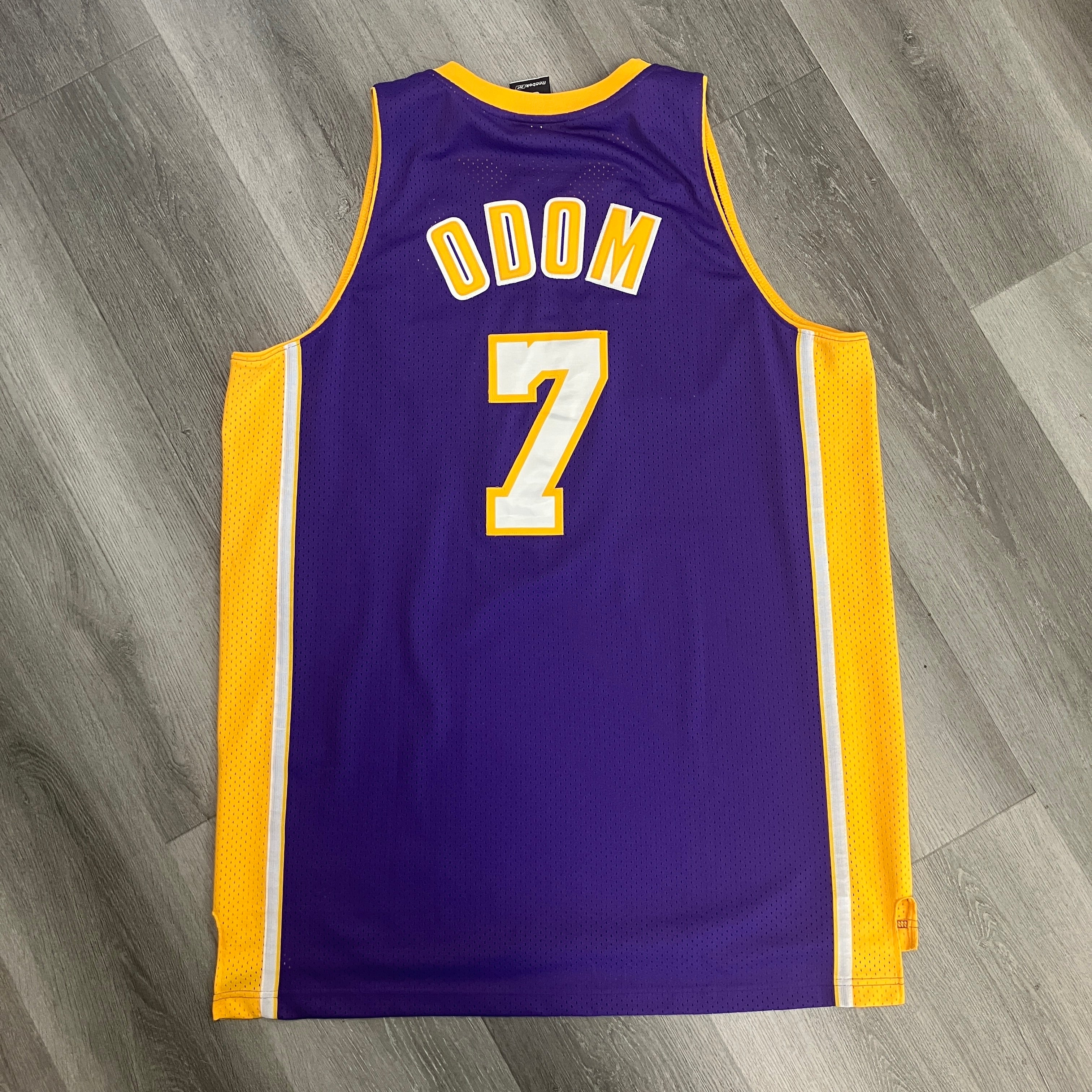 Vintage 2000s Los Angeles Lakers Reebok Lamar Odom Jersey