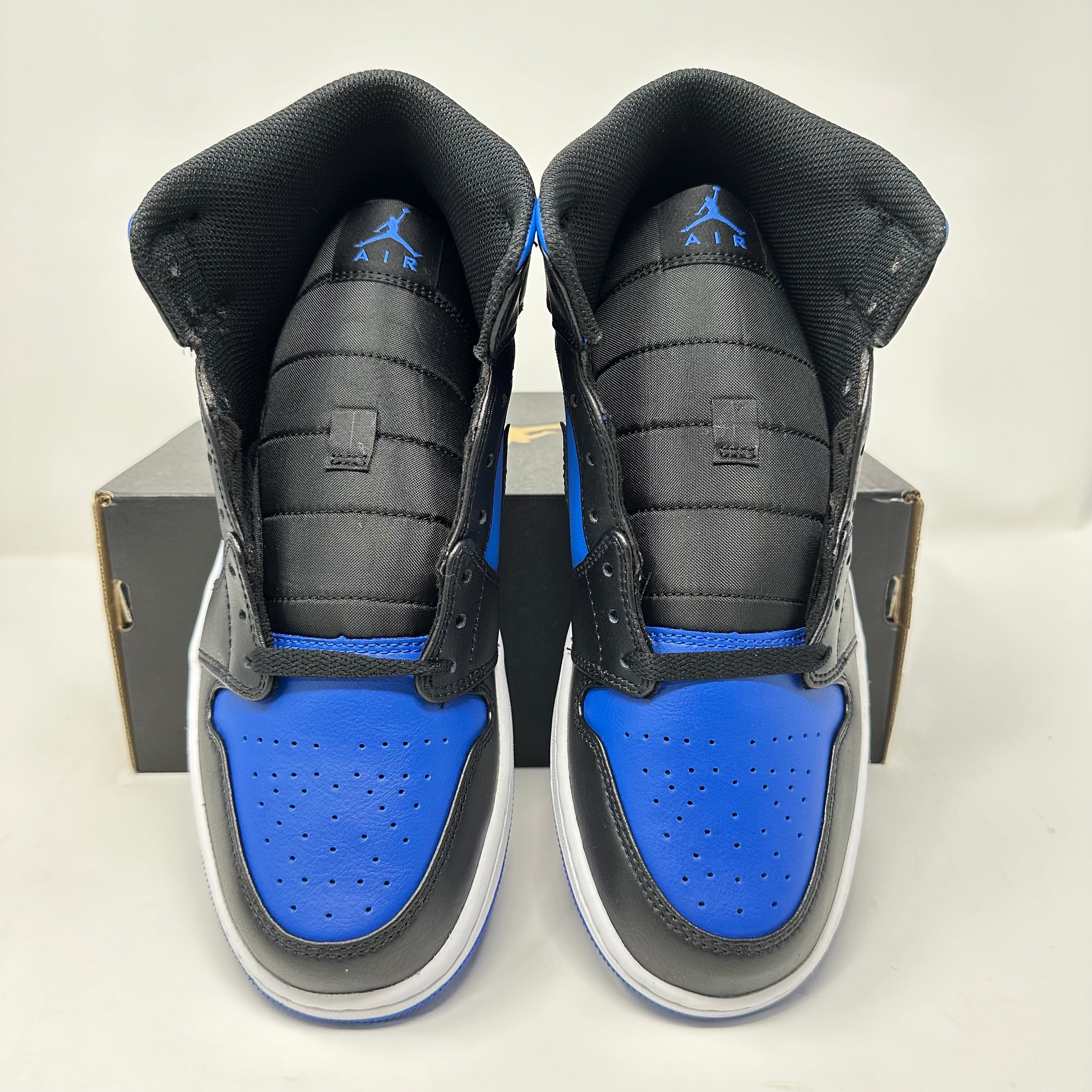 Jordan 1 Mid Black Royal Blue