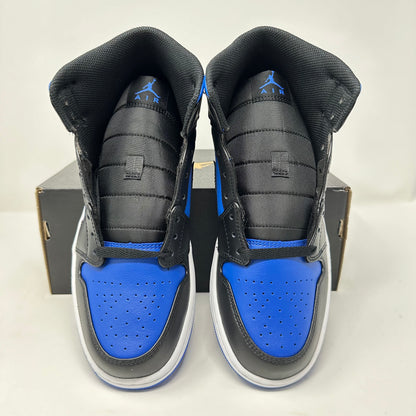 Jordan 1 Mid Black Royal Blue