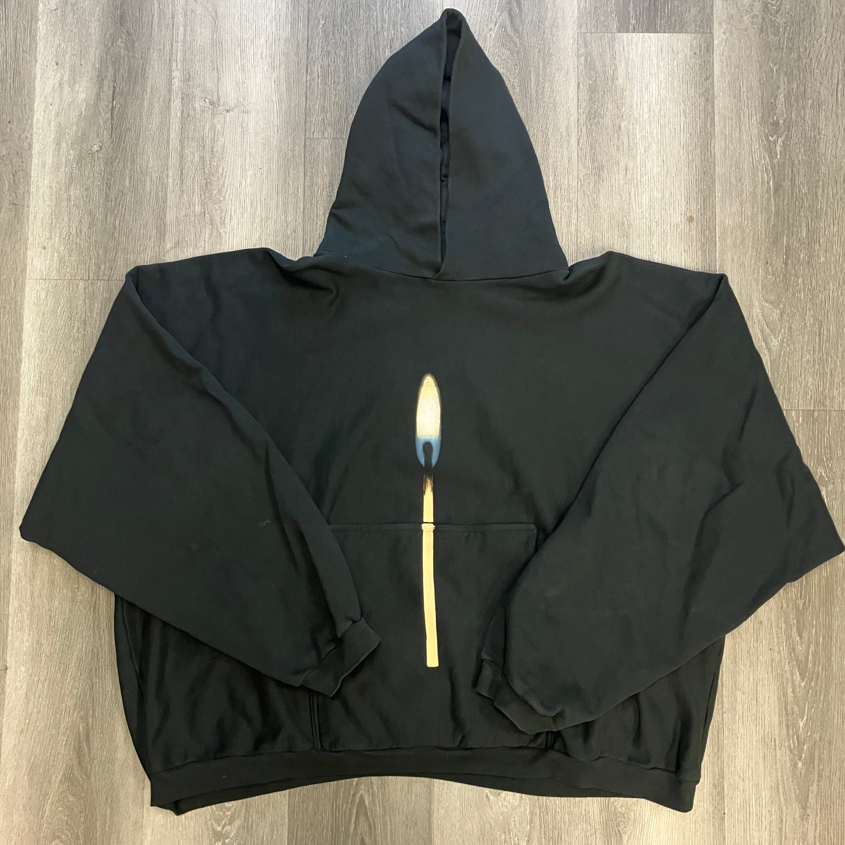 Kanye West DONDA 2 Lit Match Hoodie Black