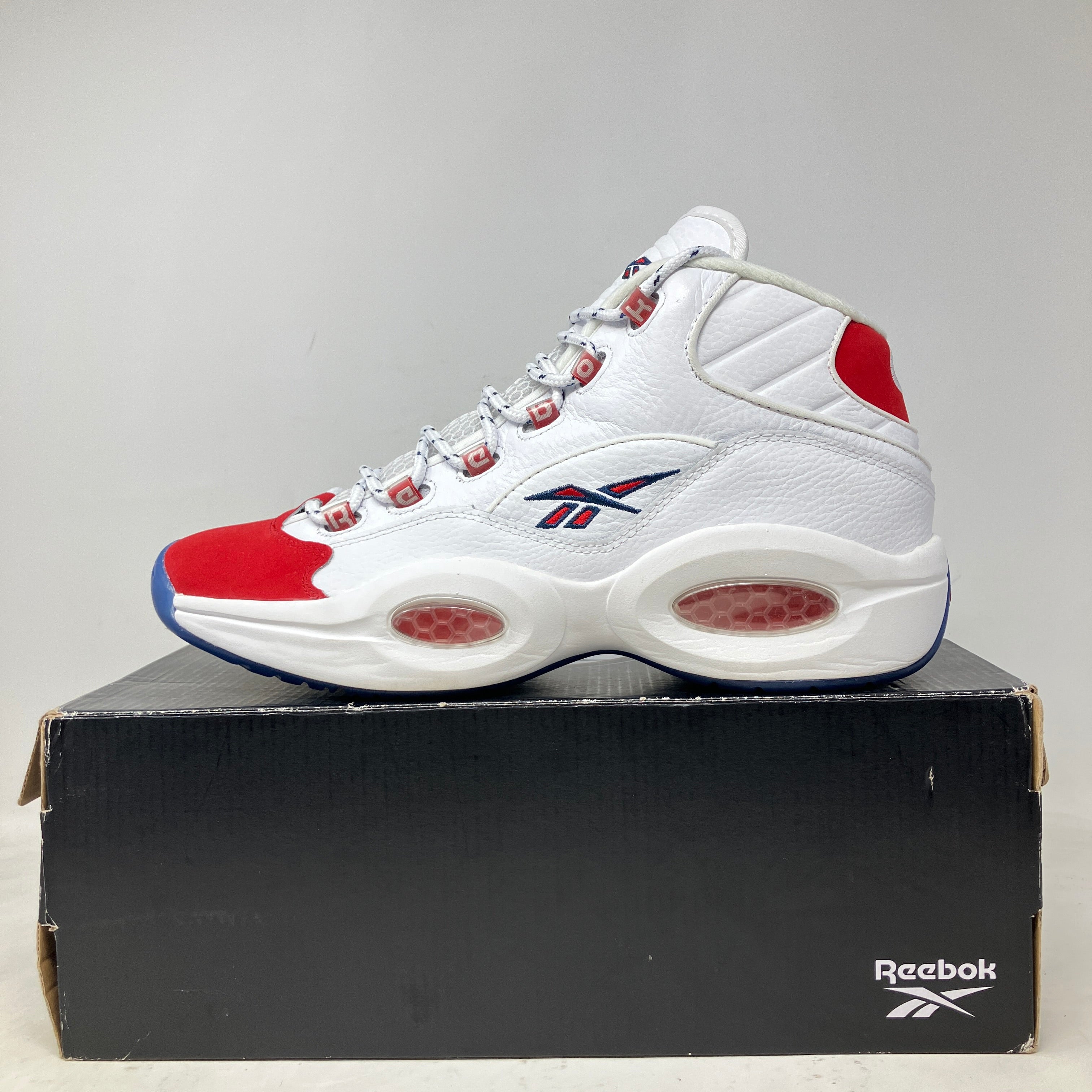 Reebok Question Mid Red Toe 25th Anniversary