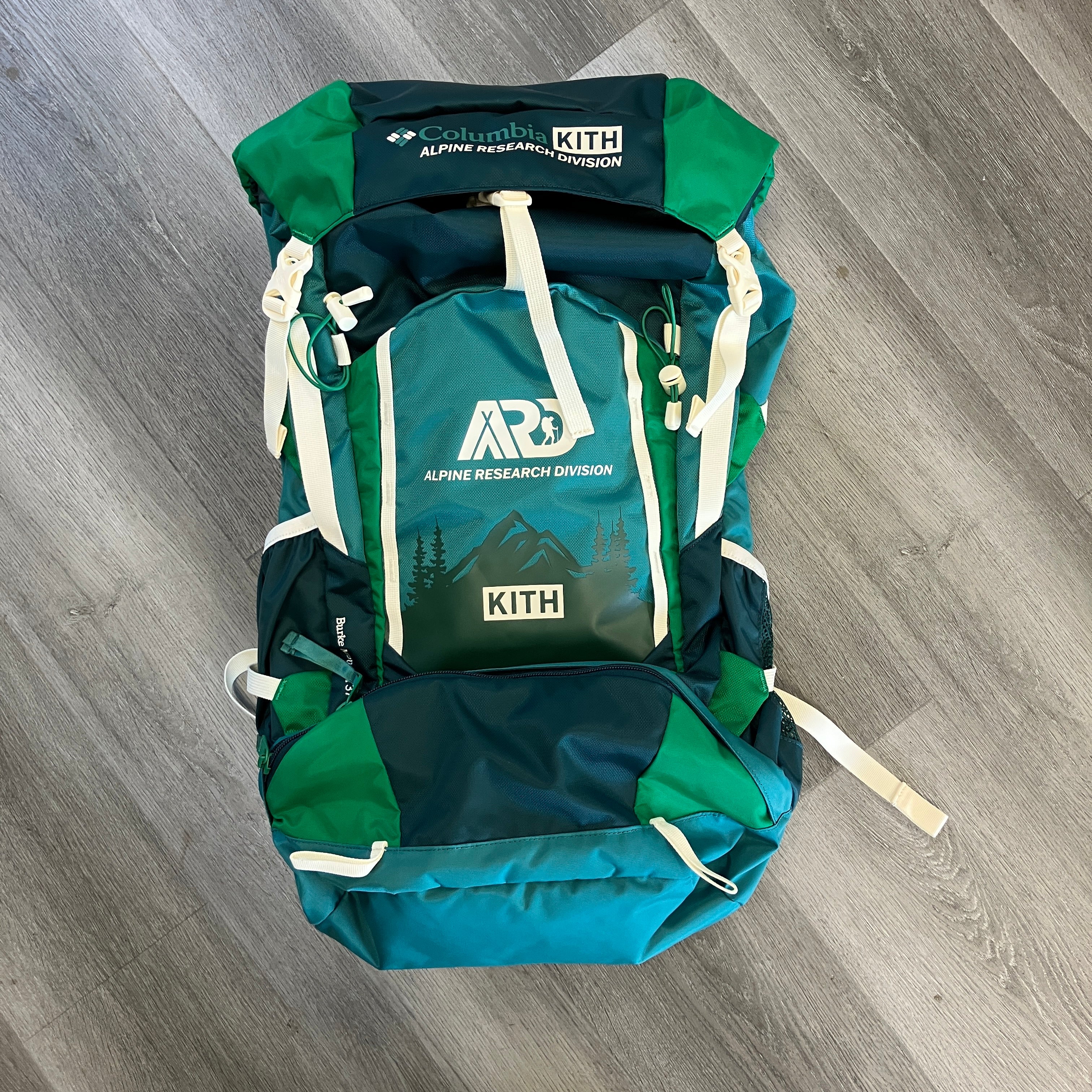 Kith x Columbia 37L Backpack Waterfall