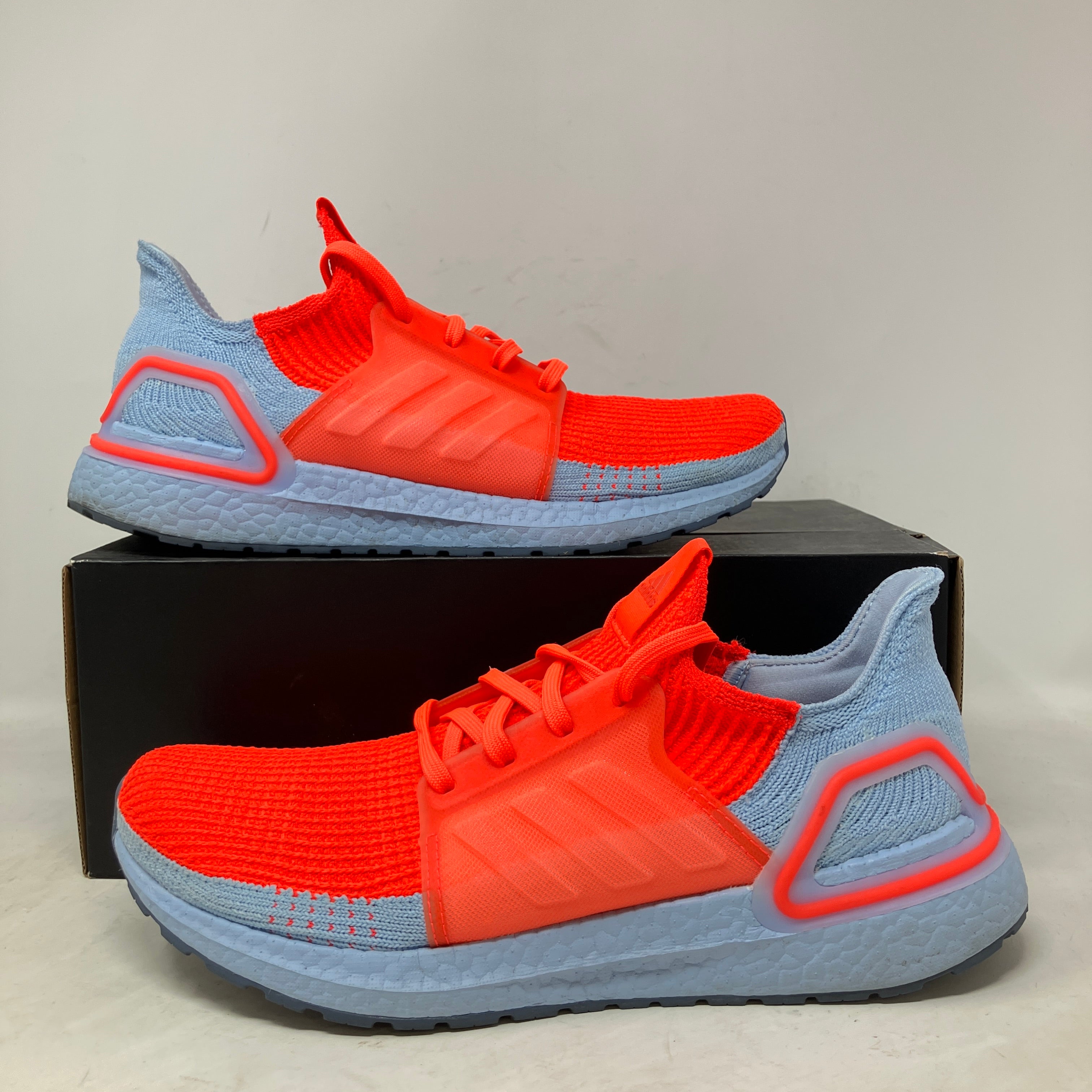 adidas Ultra Boost 19 Solar Red Glow Blue