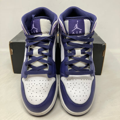 Jordan 1 Mid White Sky J Purple (GS)