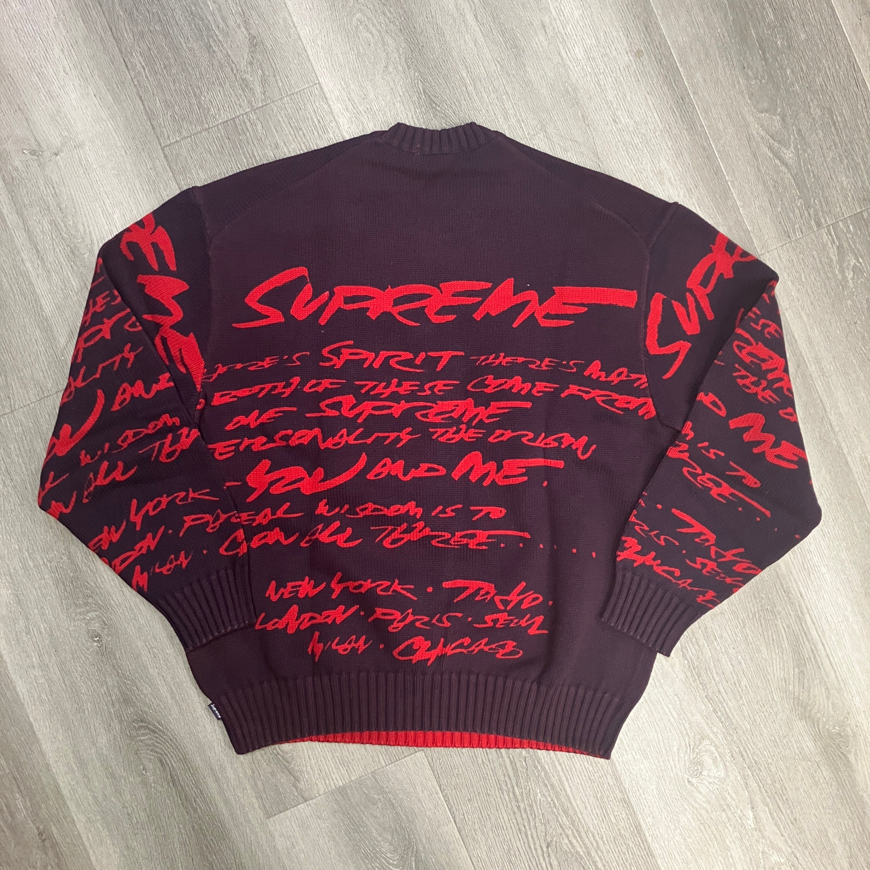 Supreme Futura Sweater Navy