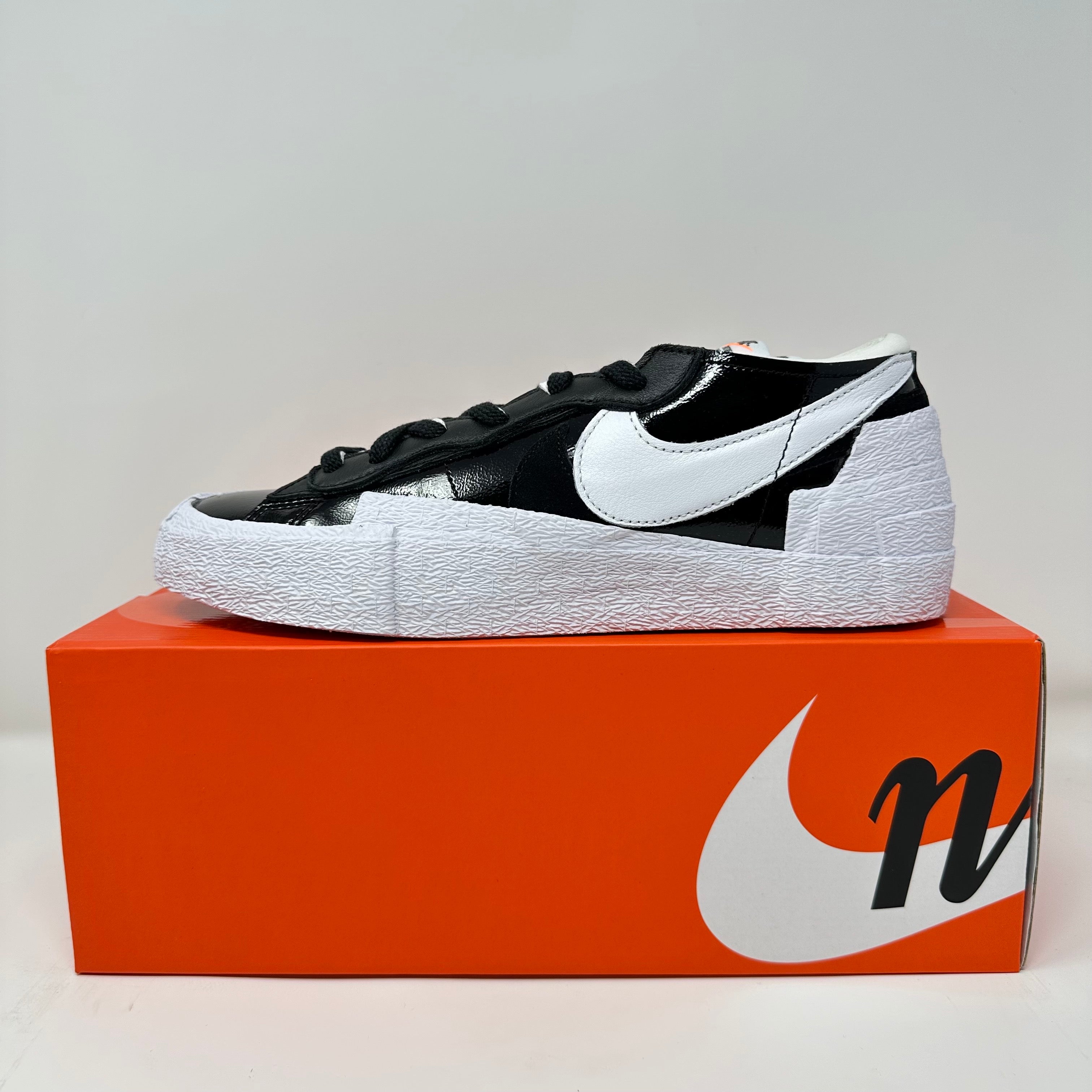 Nike Blazer Low Sacai Black Patent Leather