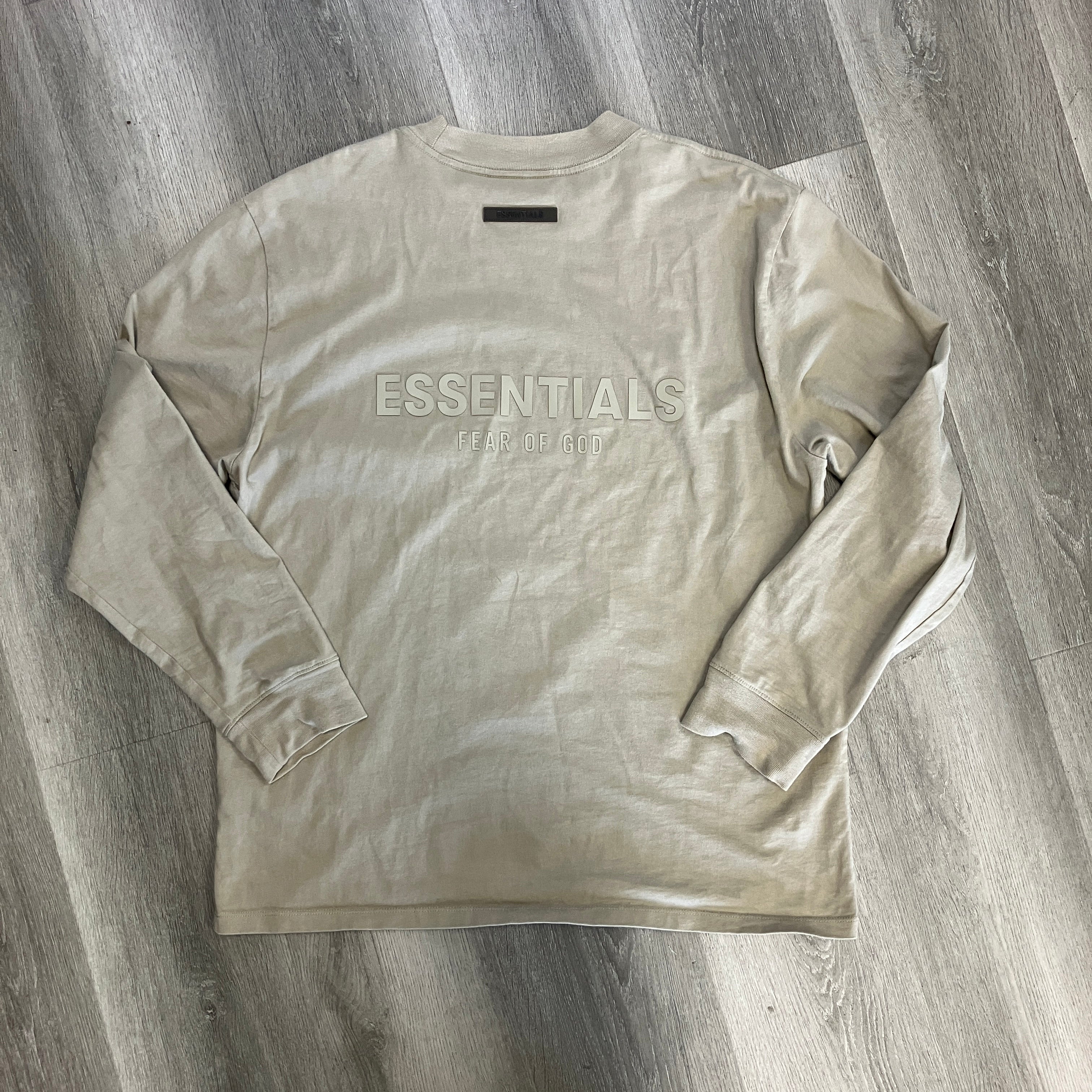 Fear of God Essentials Long Sleeve Tee Taupe