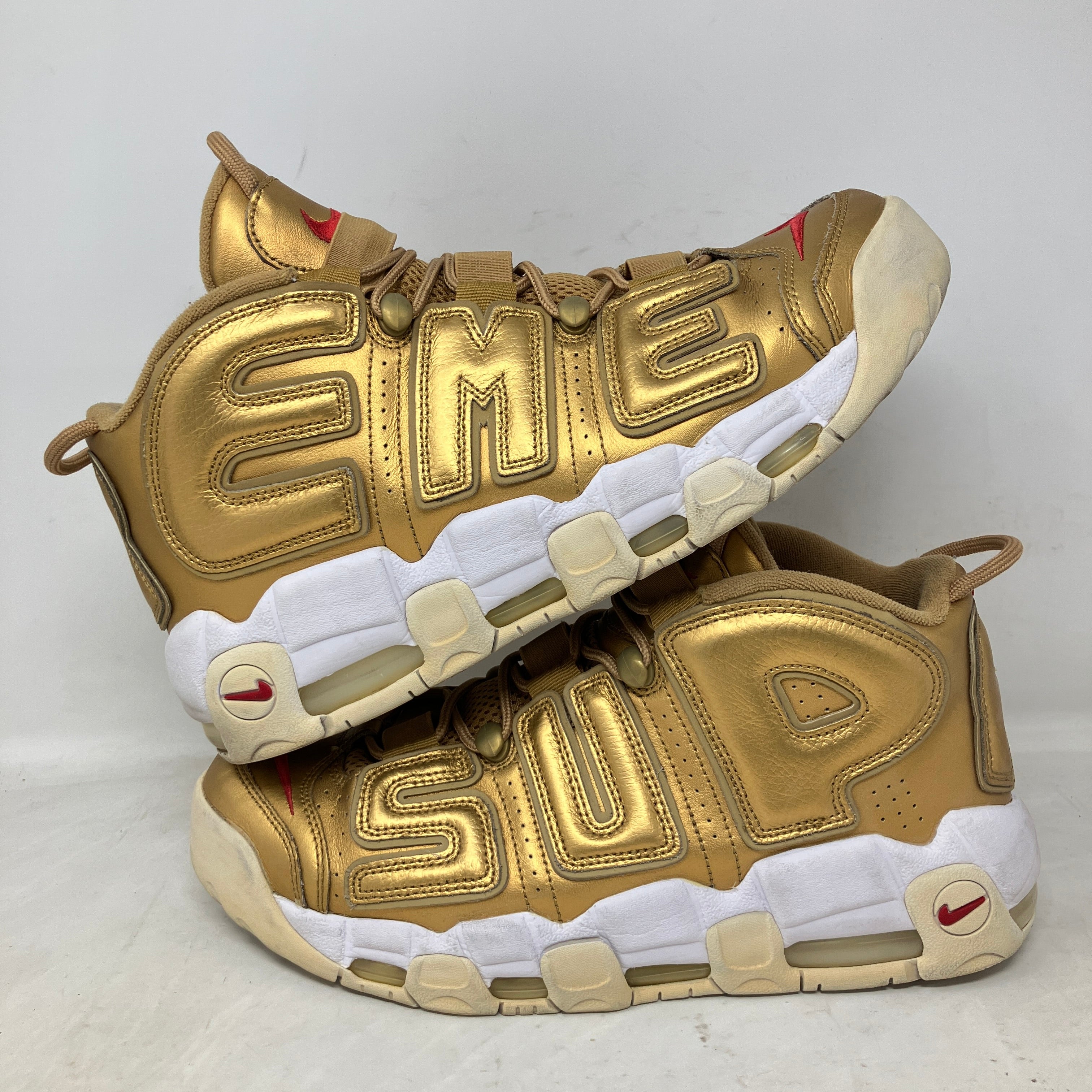 Nike Air More Uptempo Supreme Suptempo Gold