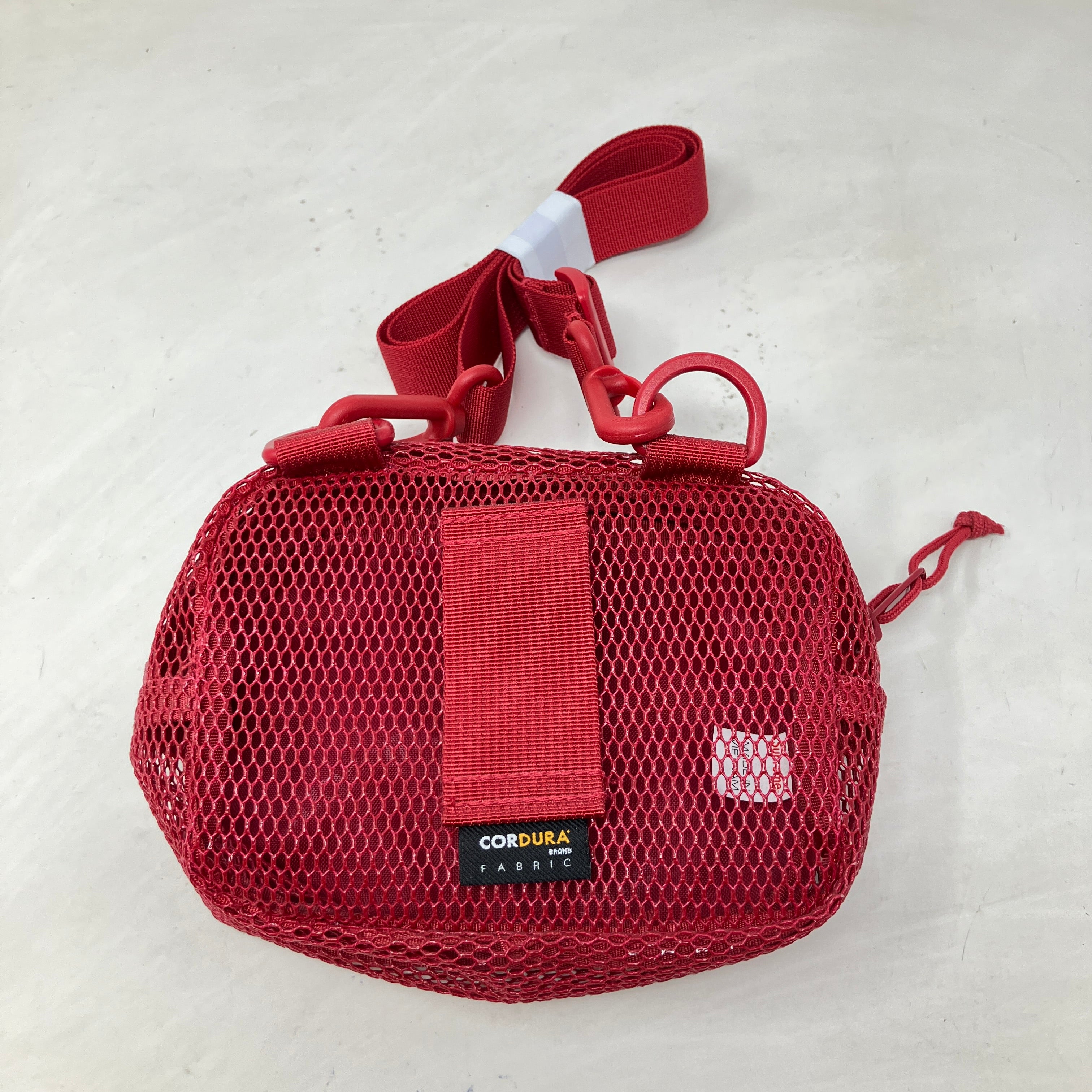 Supreme Mesh Side Bag Red (SS20)