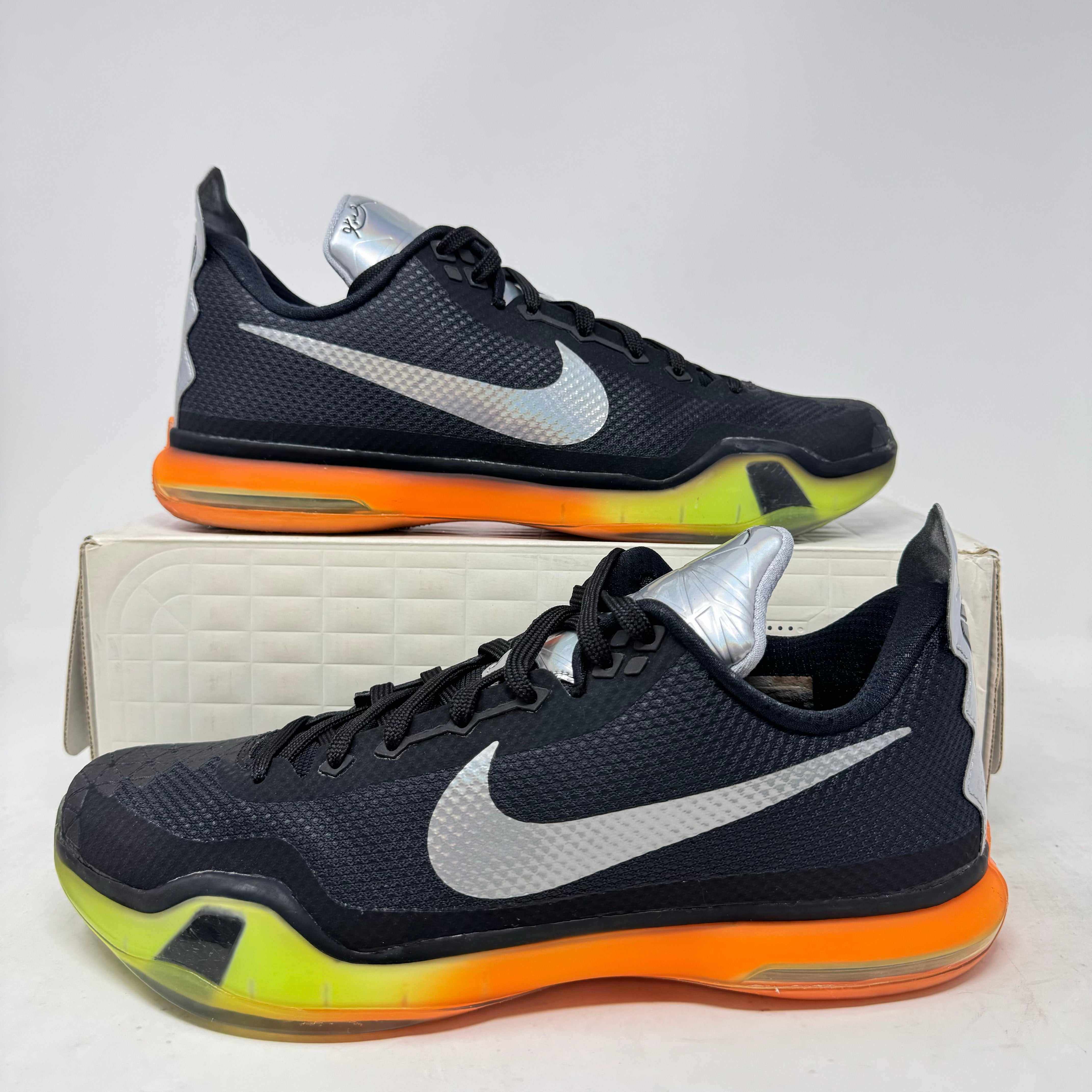 Pre-owned Nike Kobe 10 All-Star sneakers with accessories included.