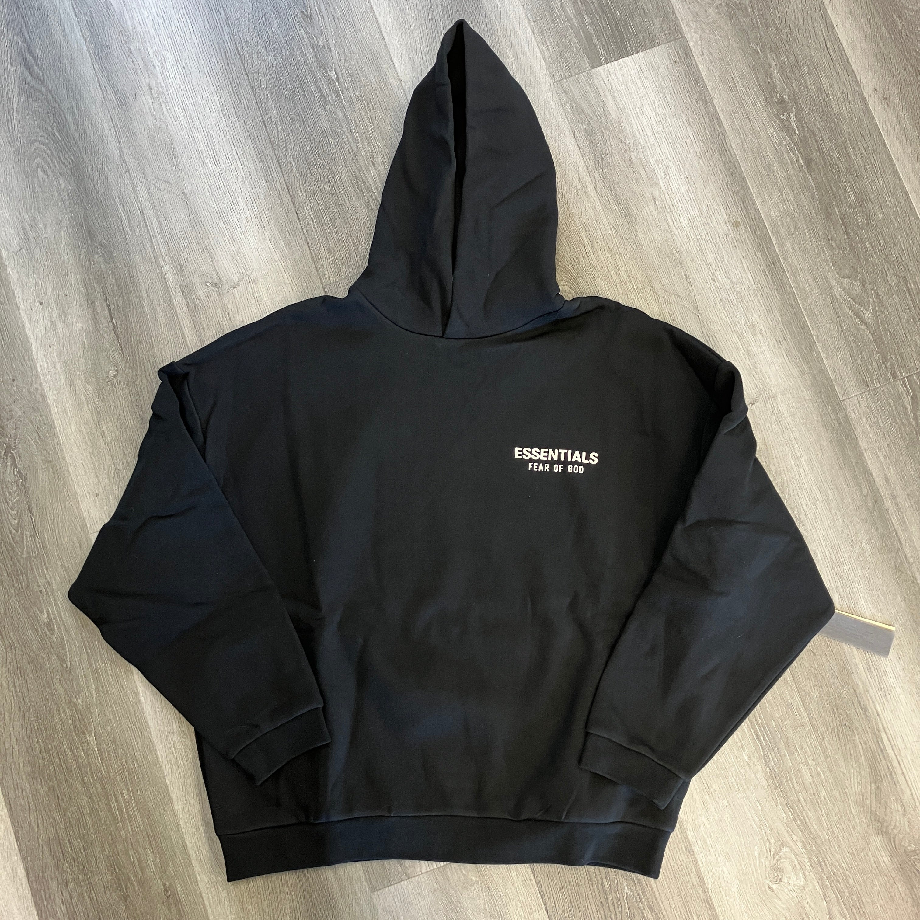 Fear of God Essentials Fleece Hoodie Black