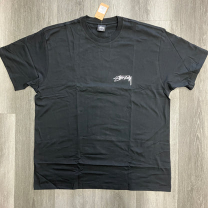 Stussy Arachnid Pigment Dyed Tee Black