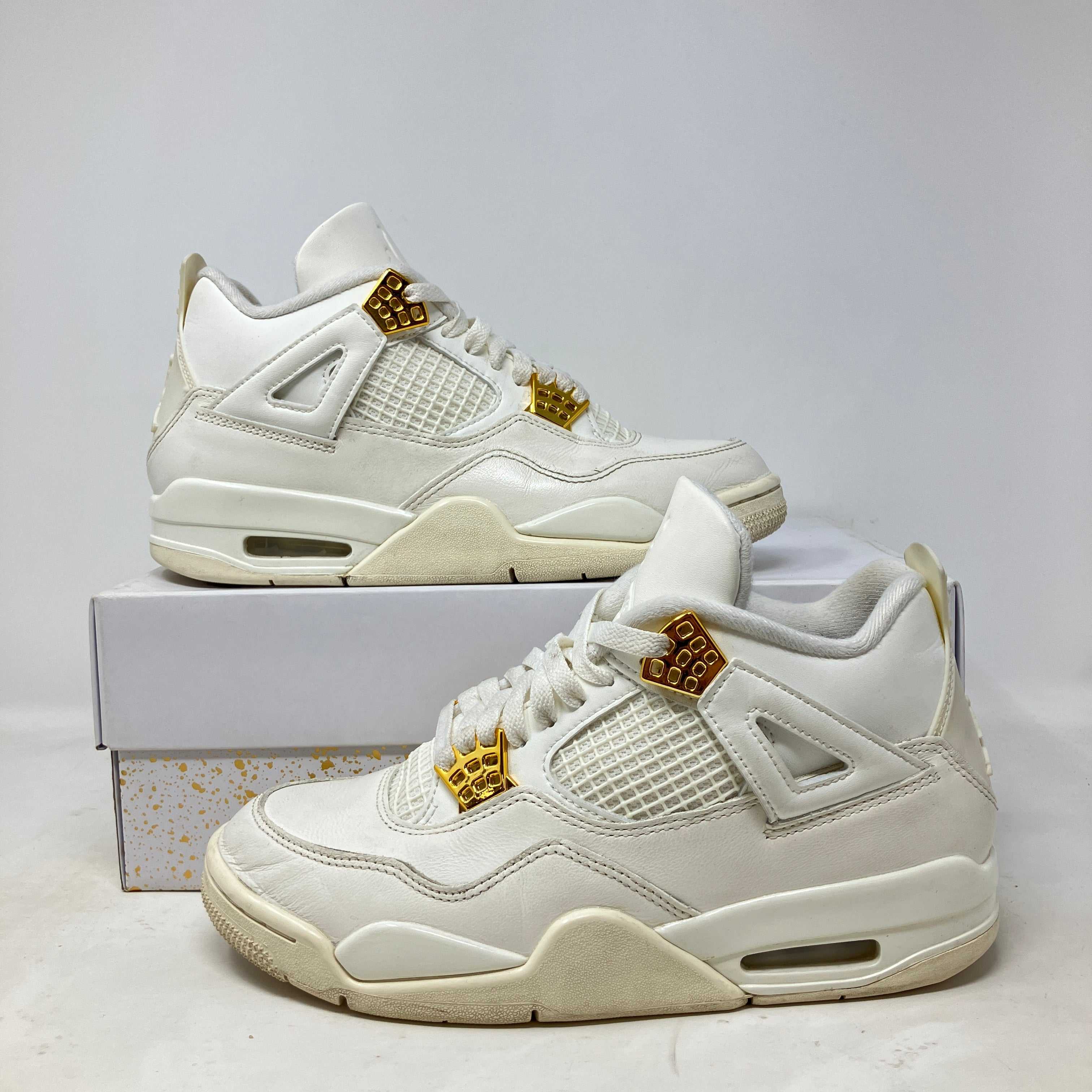 Jordan 4 Retro Metallic Gold (Women's)