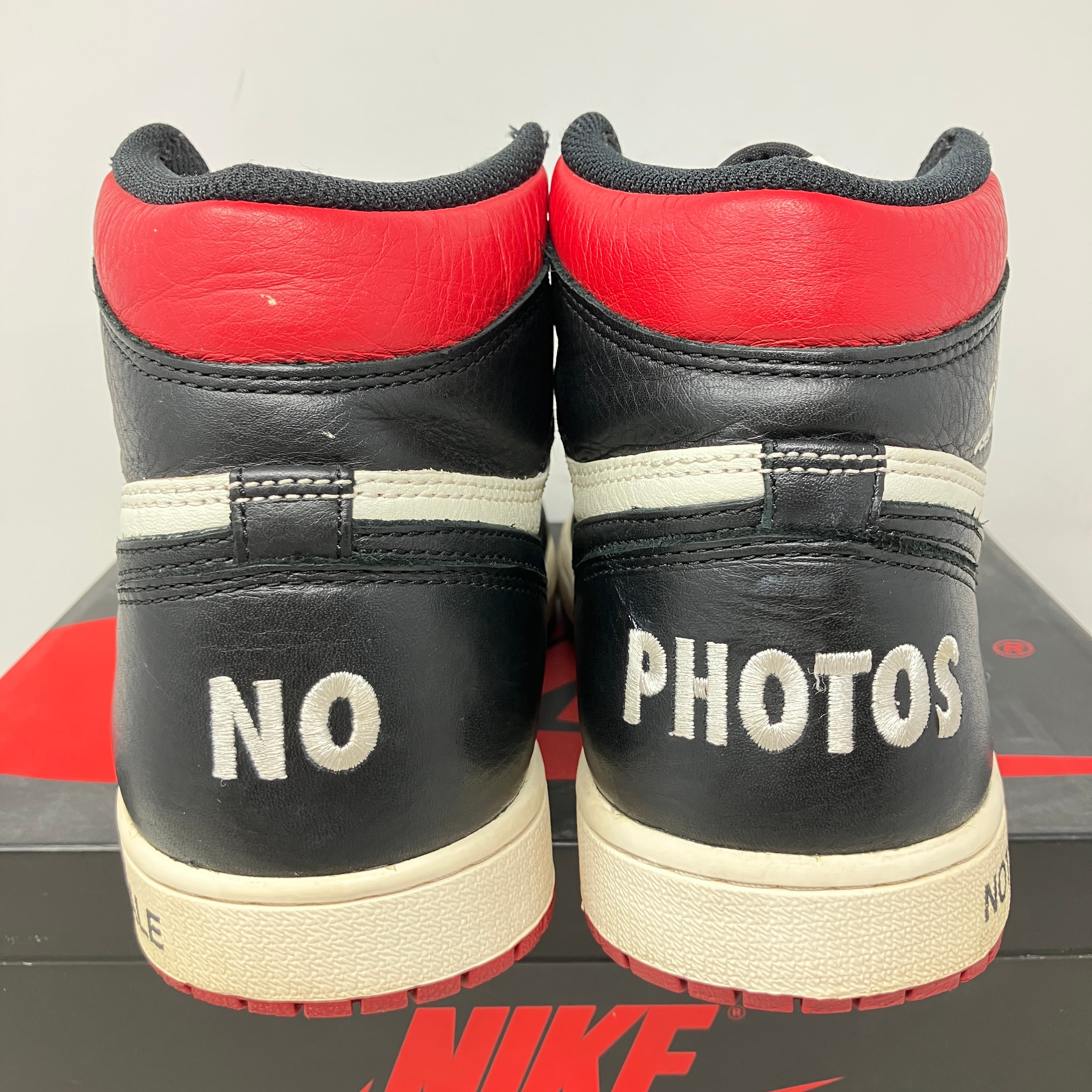Jordan 1 Retro High Not for Resale Varsity Red
