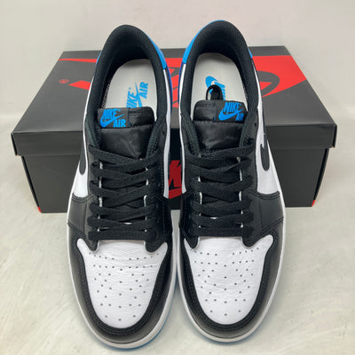 Jordan 1 Retro Low OG Black Dark Powder Blue