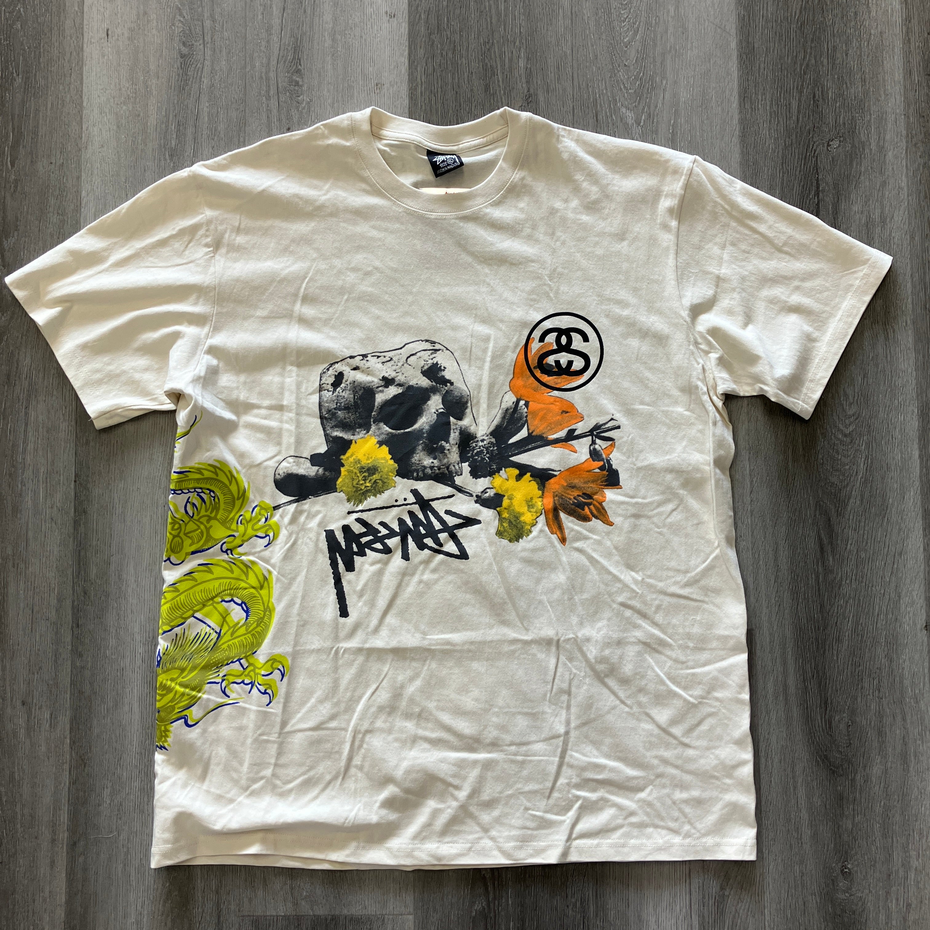 Stussy World Tribe Tee Cream