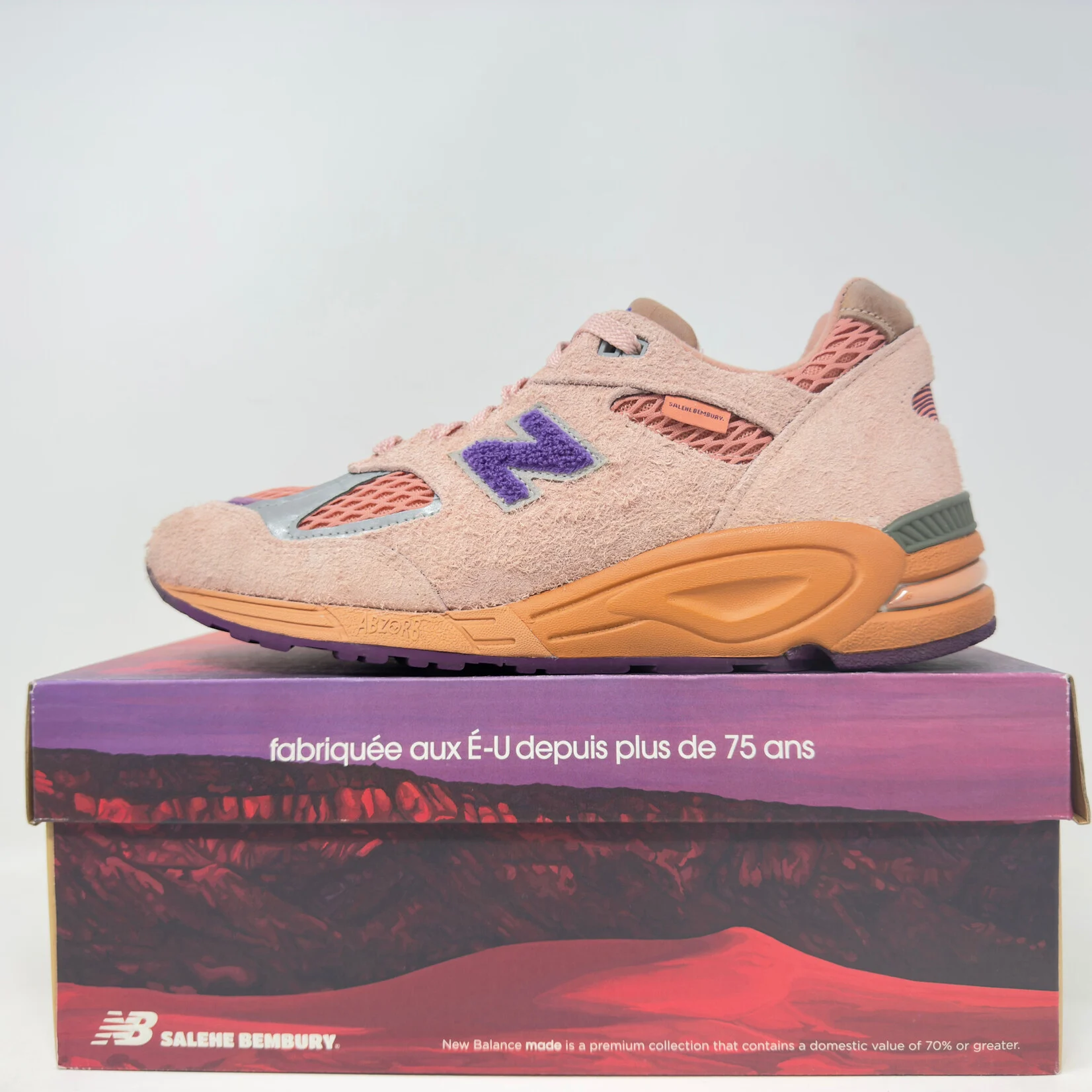 New Balance 990v2 Salehe Bembury Sand Be The Time