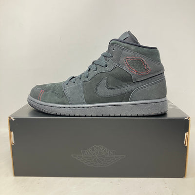 Jordan 1 Mid SE Craft Dark Smoke Red