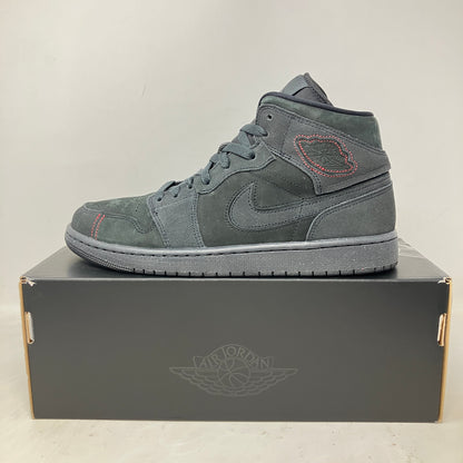 Jordan 1 Mid SE Craft Dark Smoke Red