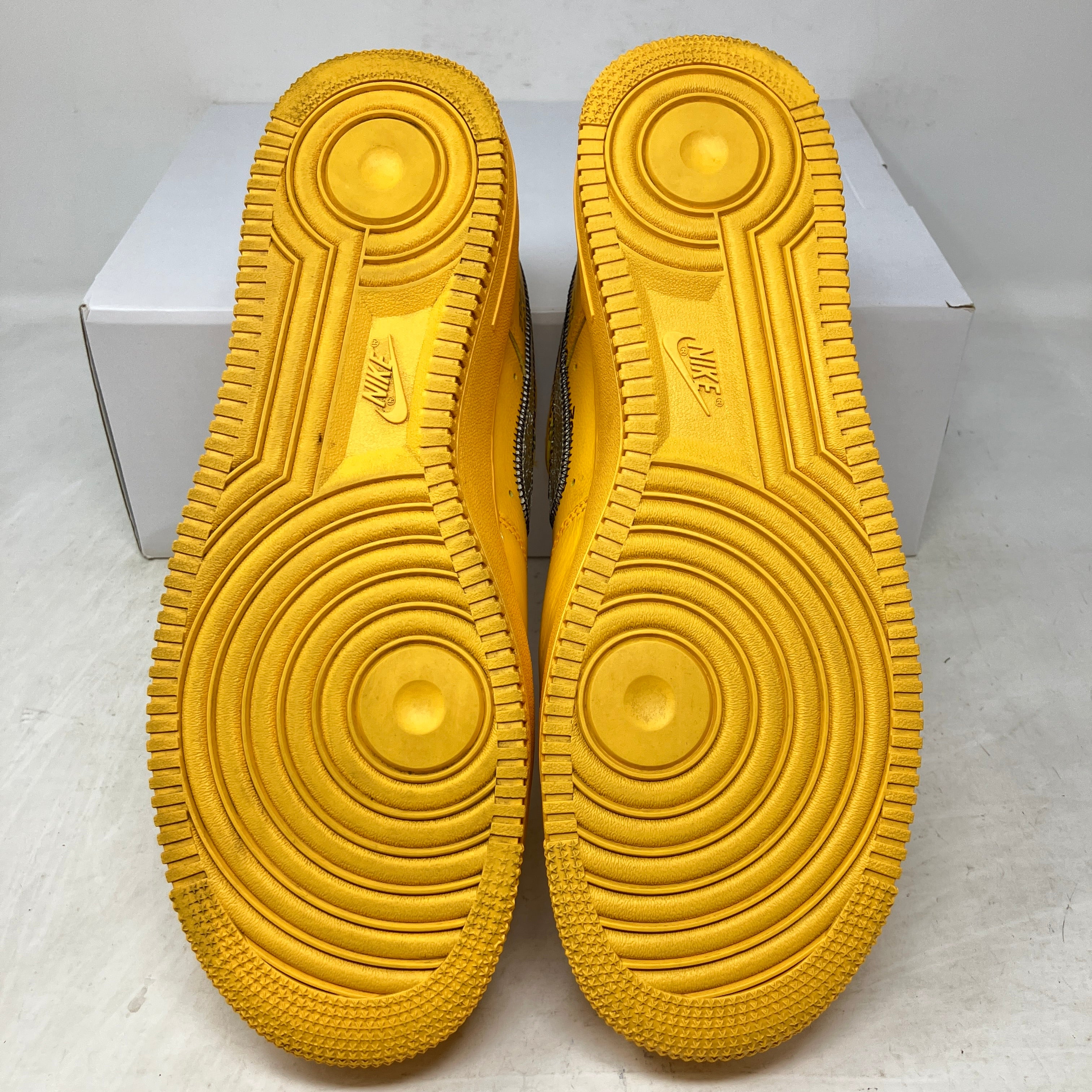 Nike Air Force 1 Low Off-White ICA University Gold