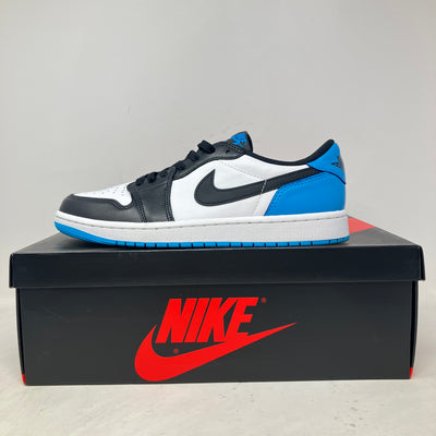 Jordan 1 Retro Low OG Black Dark Powder Blue