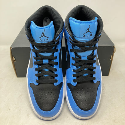Jordan 1 Mid University Blue Black