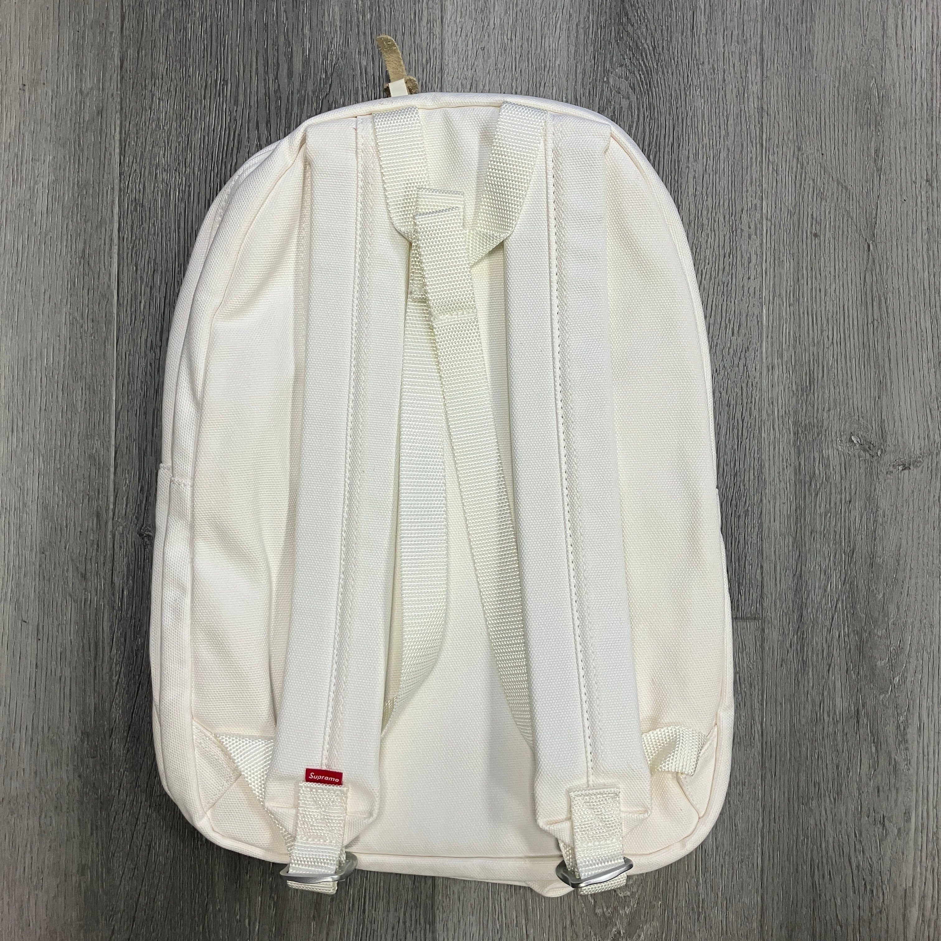 Supreme Canvas Backpack White