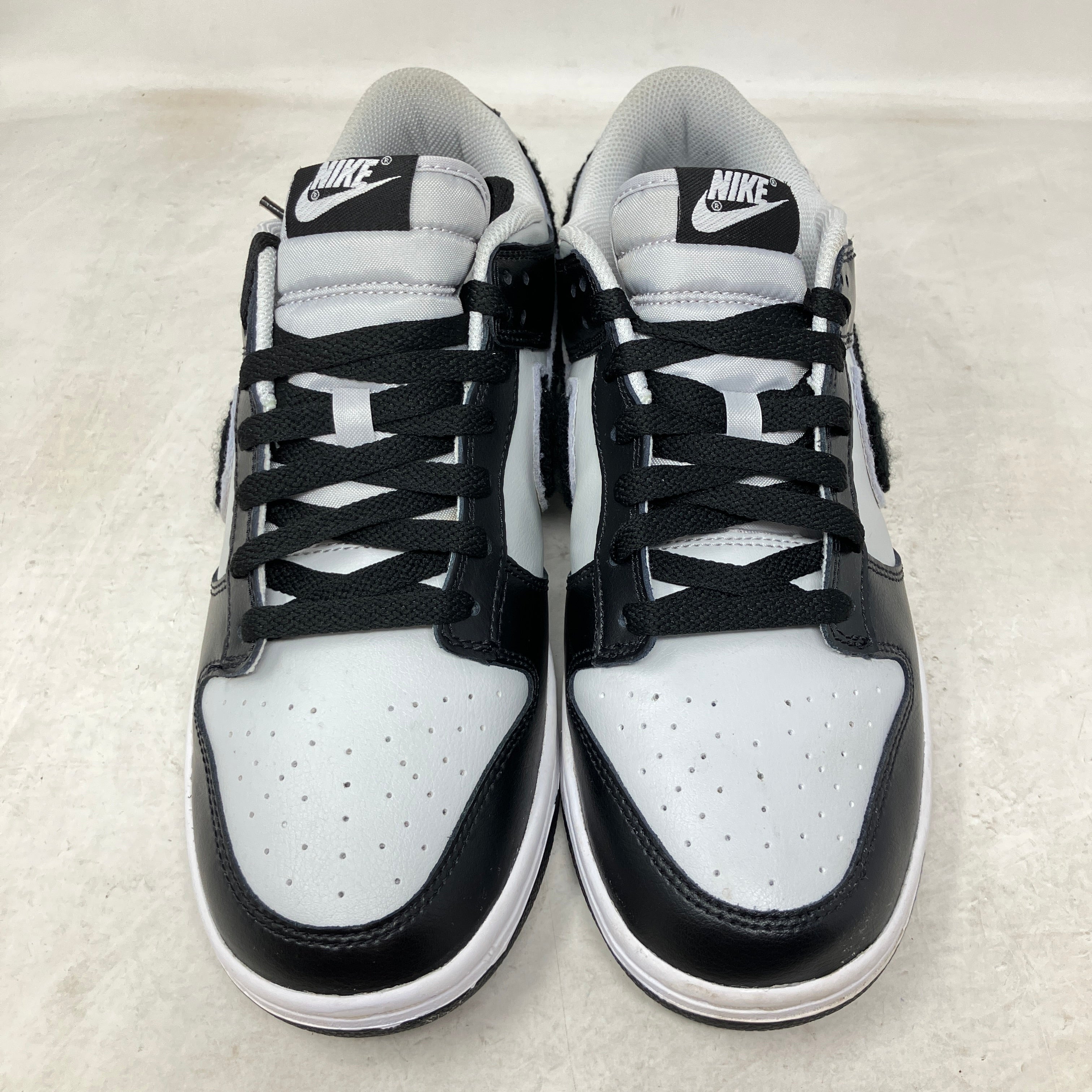 Nike Dunk Low Chenille Swoosh Black Grey