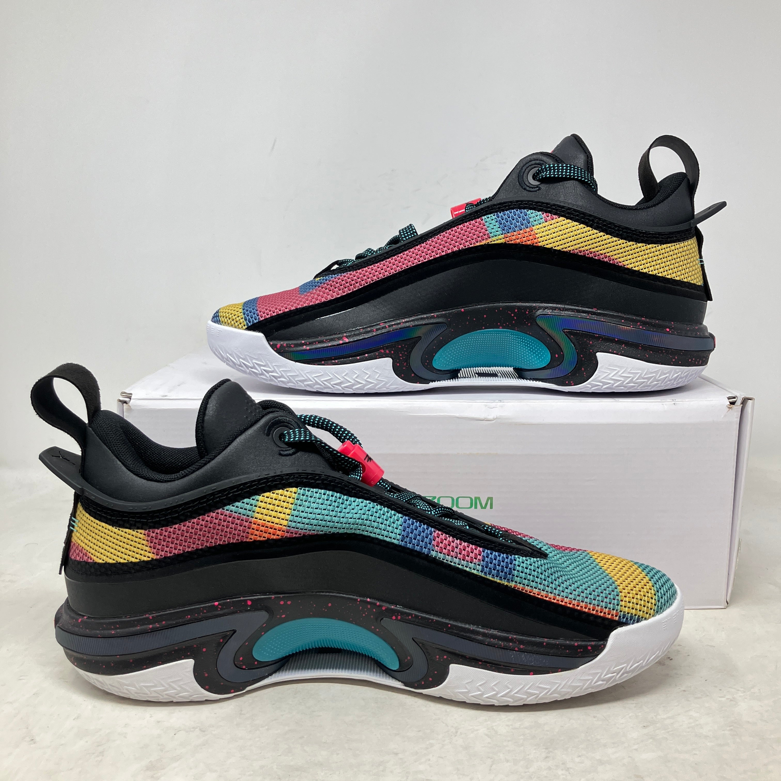 Jordan 36 Low Black Multi-Color