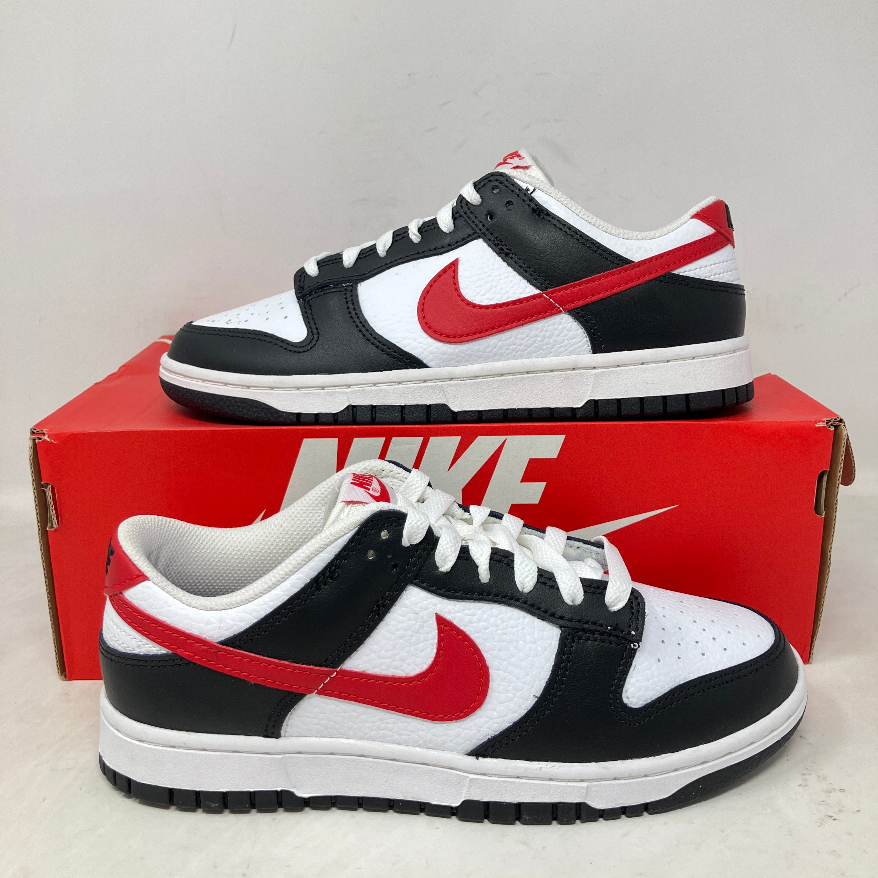 Nike Dunk Low Retro Red Swoosh Panda