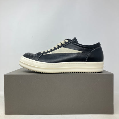 Rick Owens Vintage Leather Sneaker Black Milk