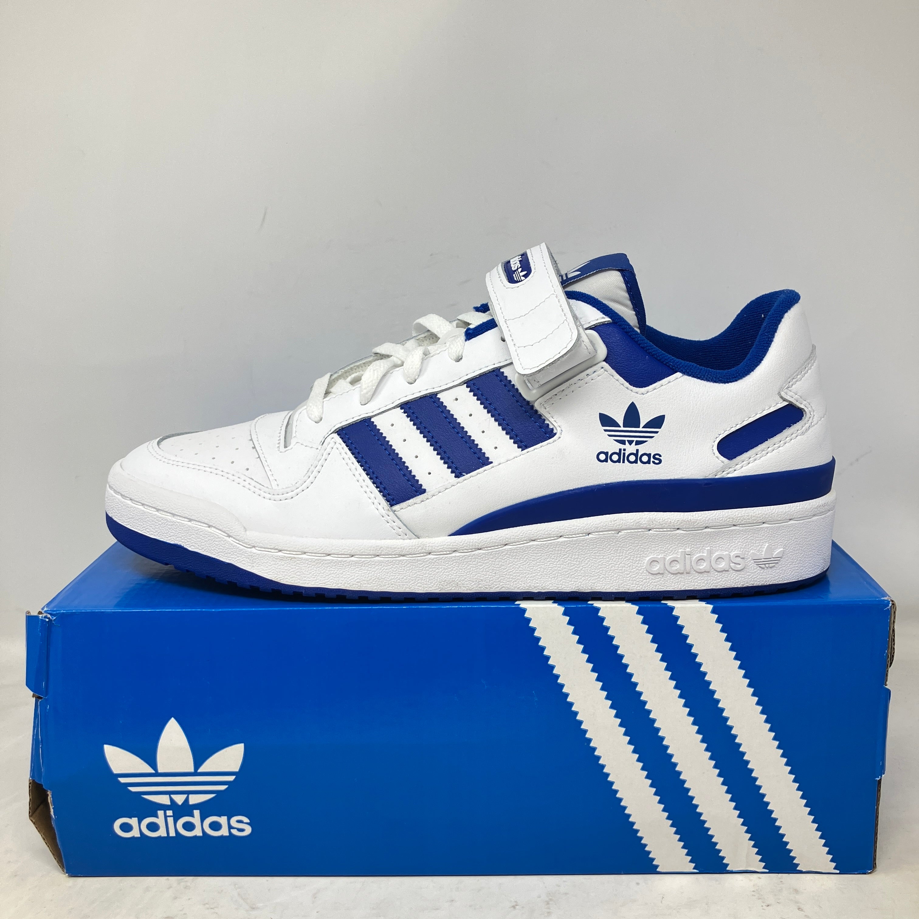 adidas Forum Low White Royal Blue