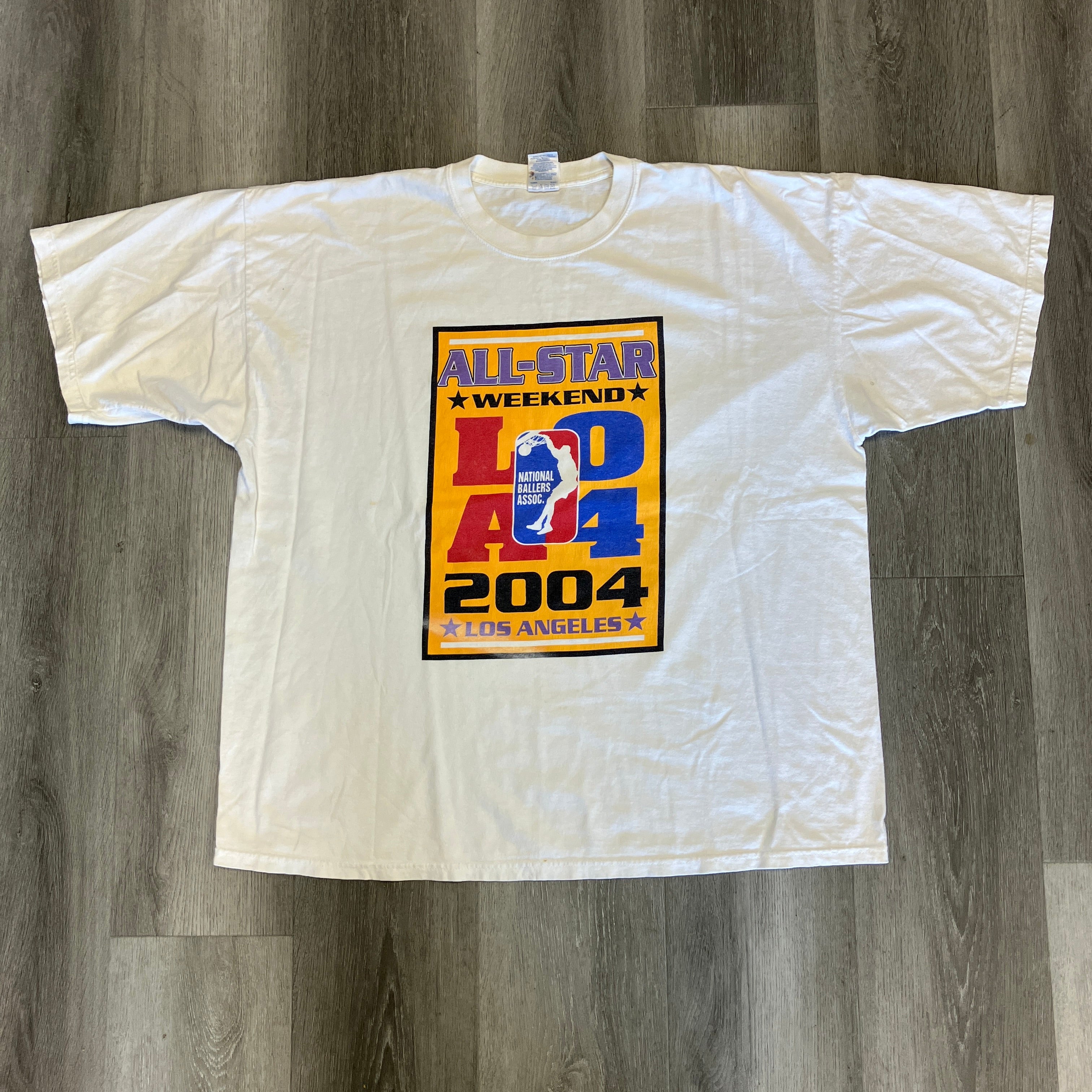 Vintage 2004 NBA LA All Star Weekend T Shirt