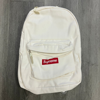 Supreme Canvas Backpack White