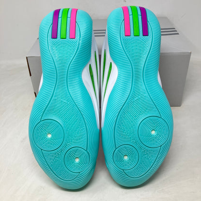 adidas Harden Vol. 9 Jalen Williams White Lucid Lime Pink