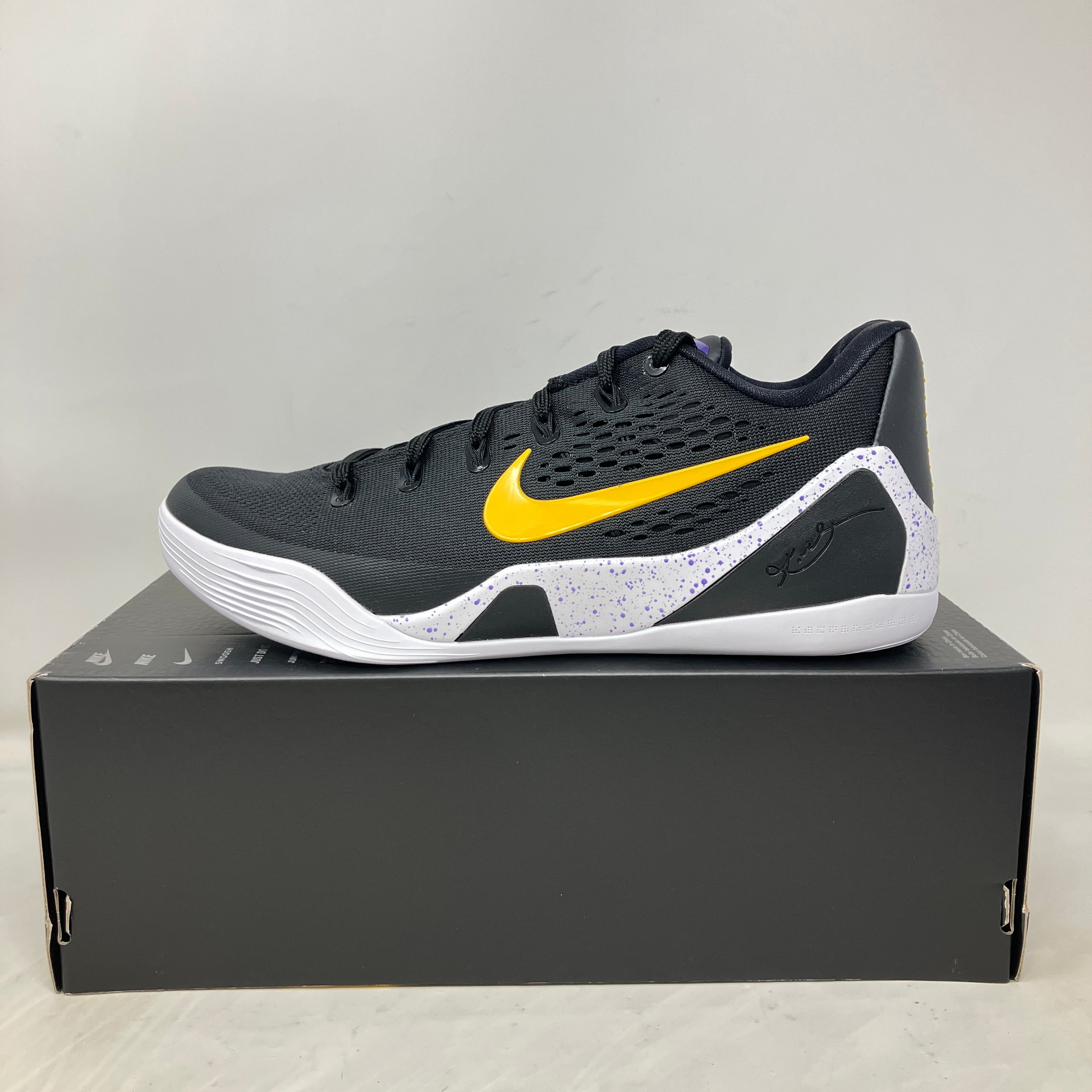 Nike Kobe 9 EM Low Protro TB Black University Gold