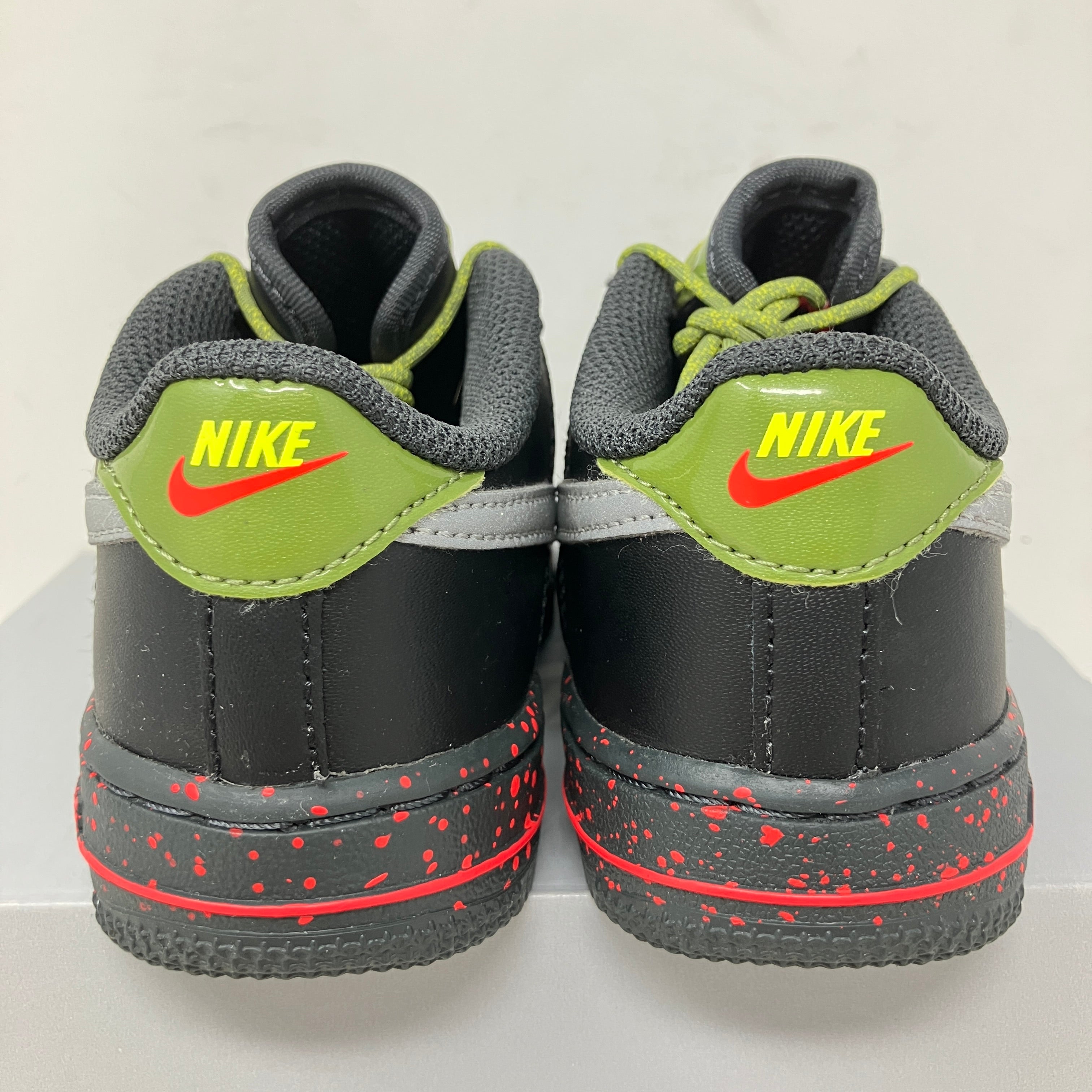 Nike Air Force 1 Low Black Asparagus (TD)